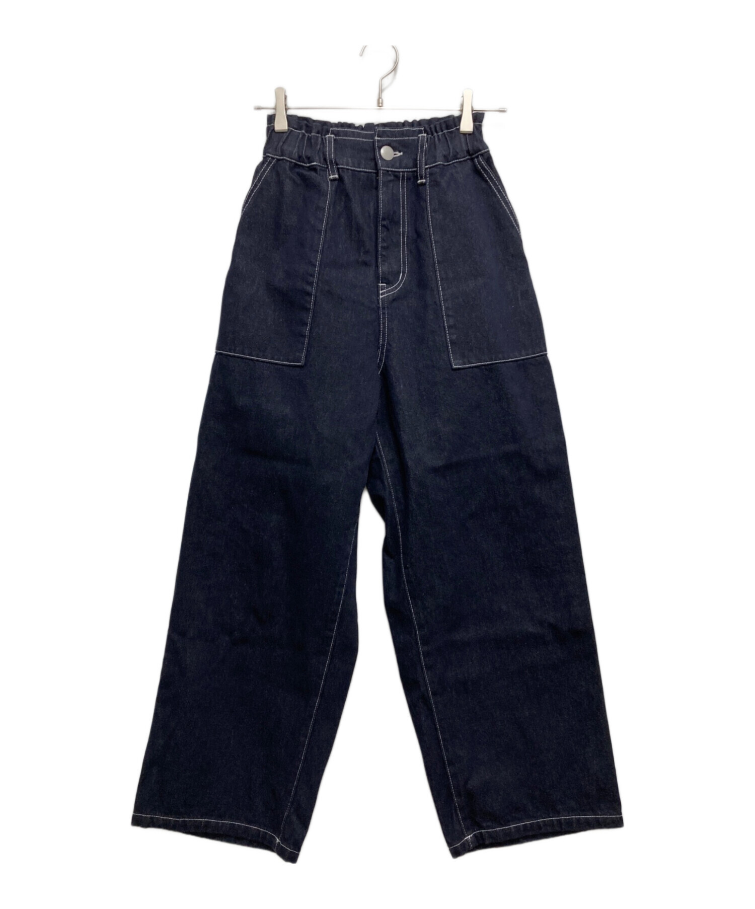 UNMINOU☆べイカーデニム　即完売品 中古・古着通販】UNMINOU (アンミヌ) ベイカーデニムパンツ インディゴ