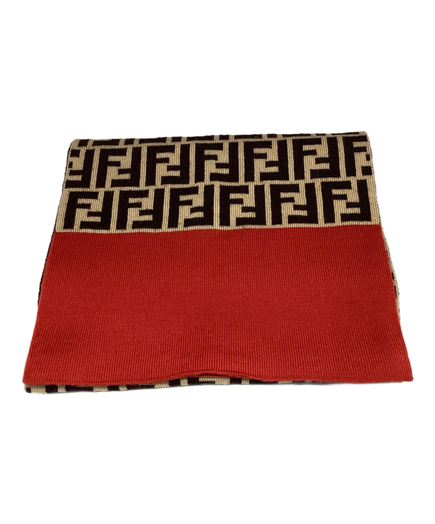 FENDI ズッカ柄 マフラー 中古・古着通販】FENDI (フェンディ) ズッカ柄マフラー ベージュ