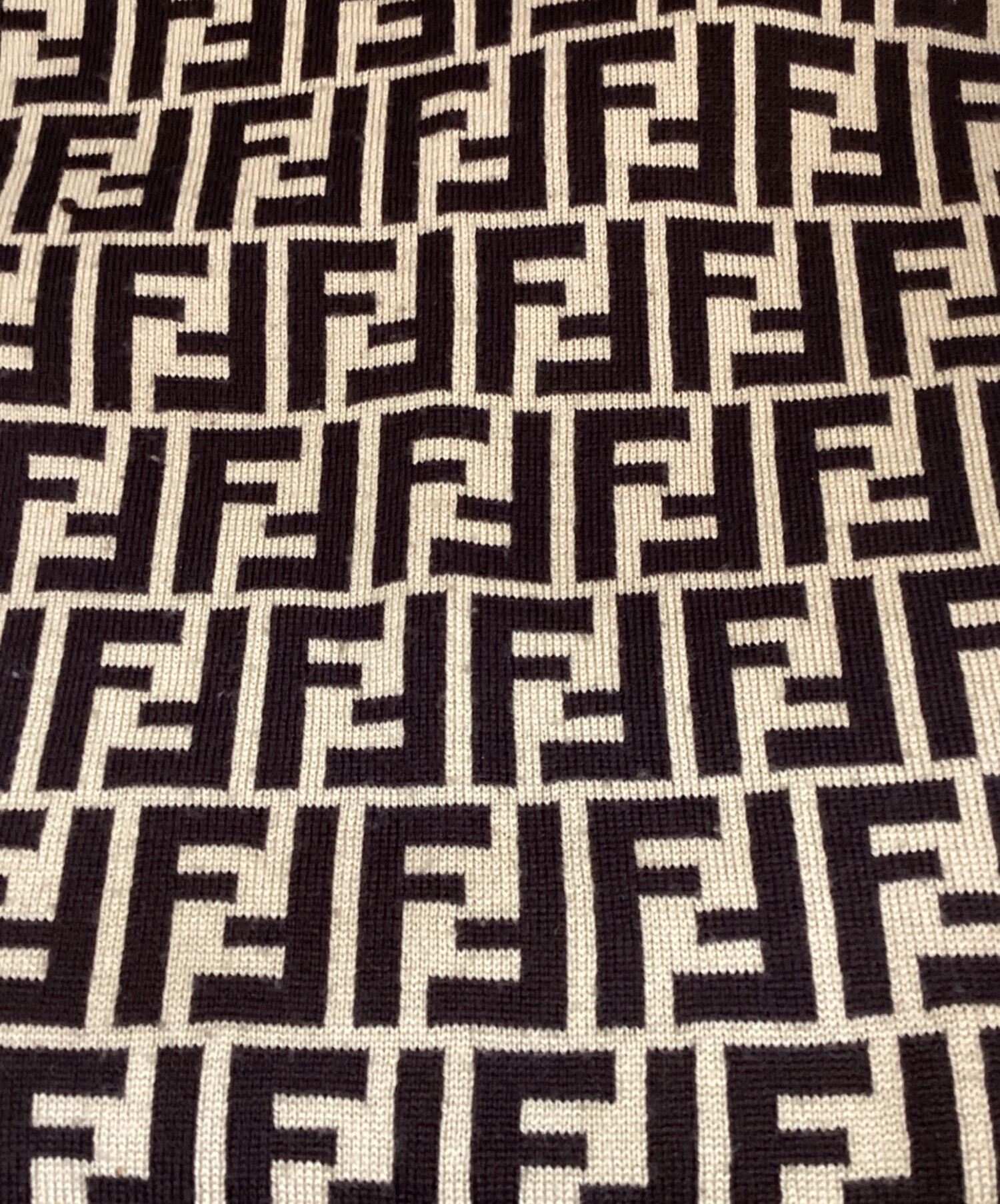 中古・古着通販】FENDI (フェンディ) ズッカ柄マフラー ベージュ
