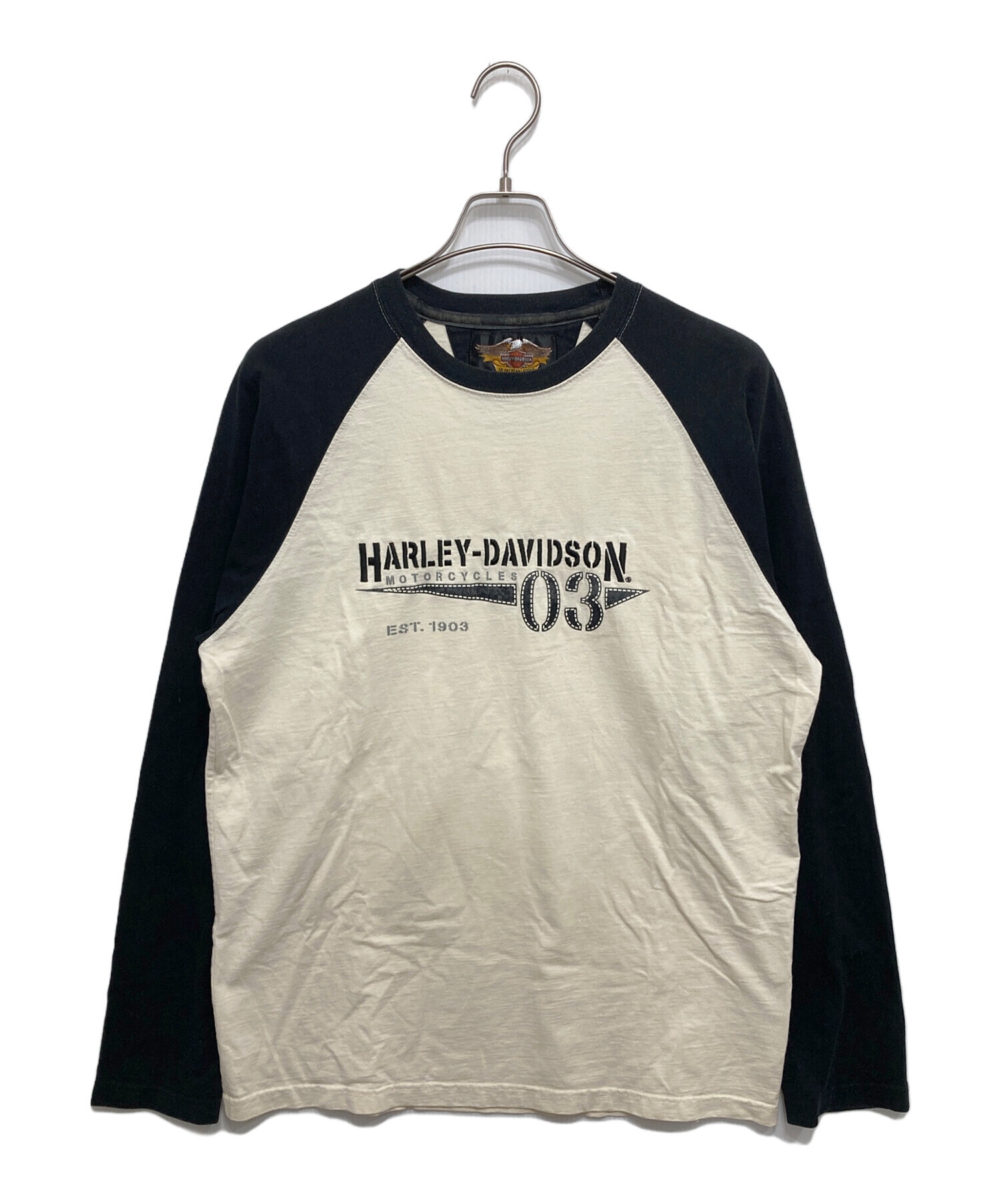 BOiE バイク ラグ 古着HARLEY DAVIDSON ハーレーダビッドソン 中古・古着通販】HARLEY-DAVIDSON (ハーレーダビッドソン) ラグラン