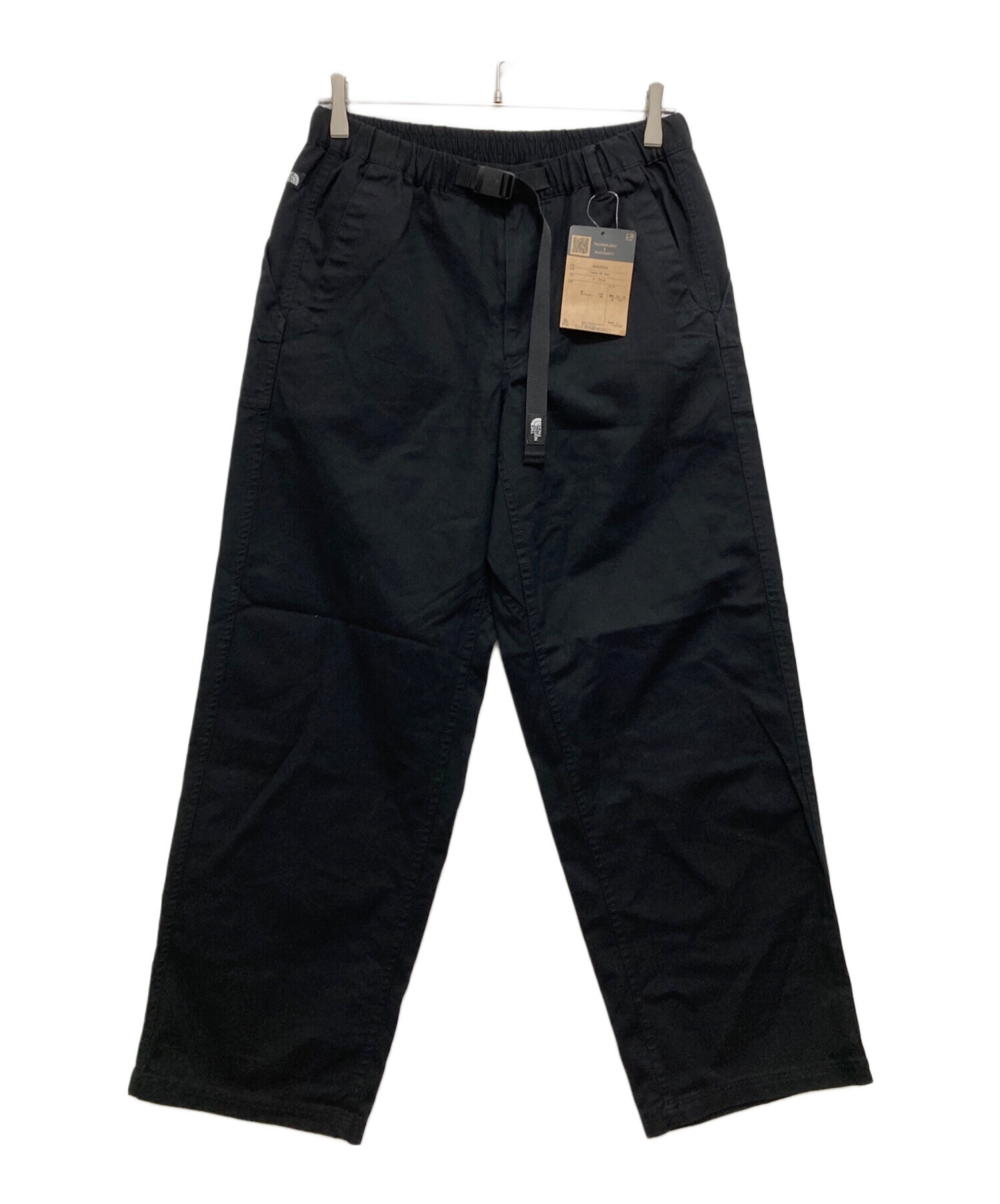 新品未使用 ノースフェイス黒パンツ 中古・古着通販】THE NORTH FACE (ザ ノース フェイス) コットン