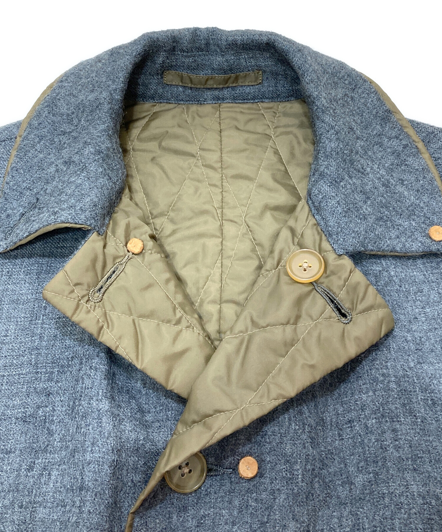 kolor リバーシブルコート　カラー　アルパカ　キルティング 中古・古着通販】KOLOR (カラー) 00'sリバーシブルジャケット