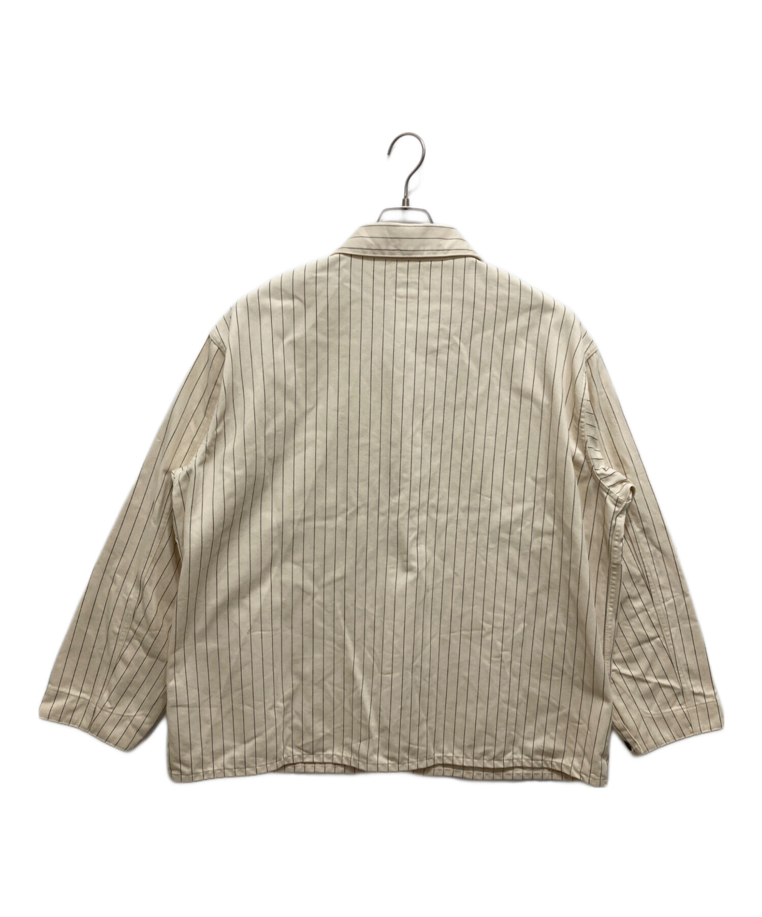 00's POST O'ALLS ストライプカバーオール 中古・古着通販】POST O'ALLS (ポストオーバーオールズ) Sylvania HBT