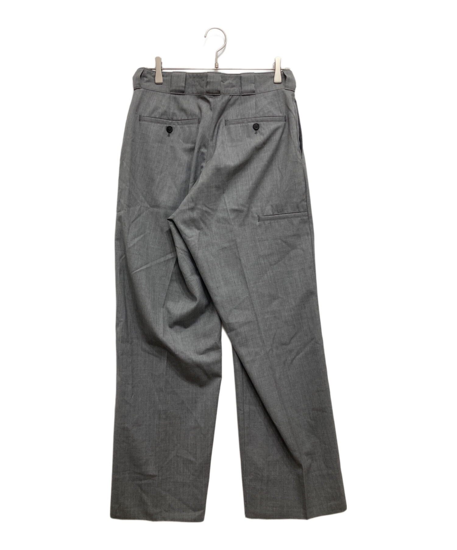 中古・古着通販】PRADA (プラダ) ストレートスラックス グレー サイズ