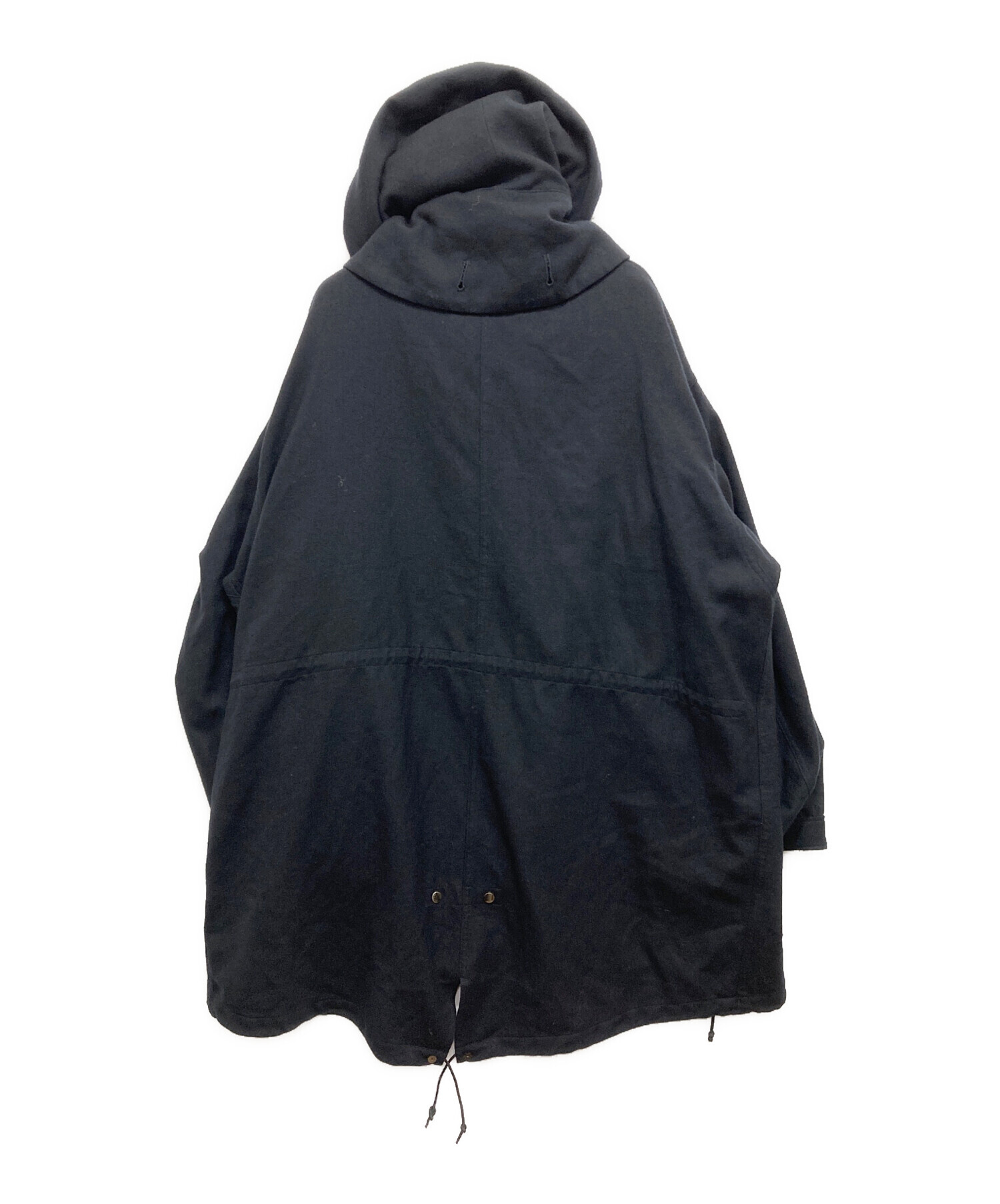 中古・古着通販】gomme (ゴム) ウールコート ブラック サイズ:SIZE1