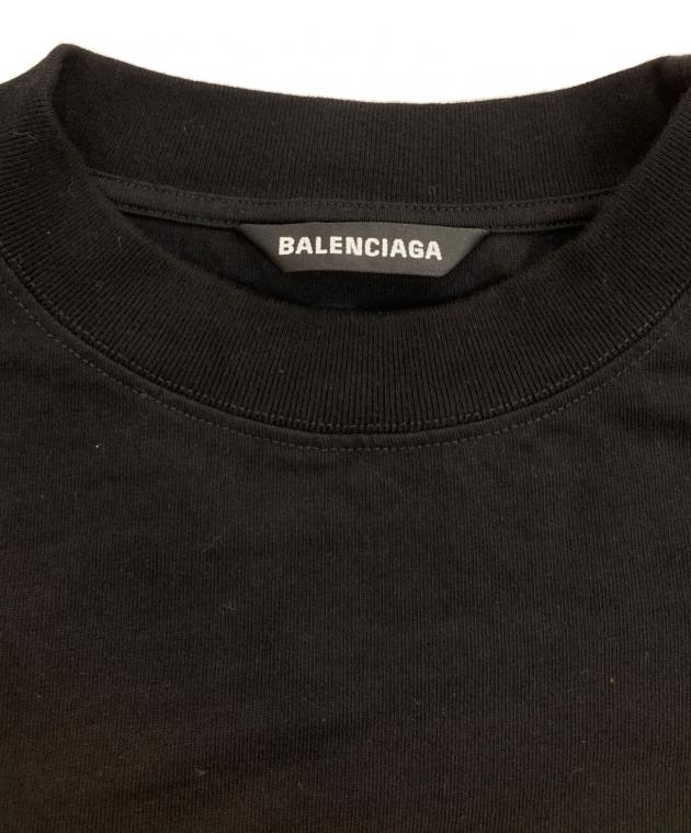 中古・古着通販】BALENCIAGA (バレンシアガ) ロゴ刺繍 長袖カットソー