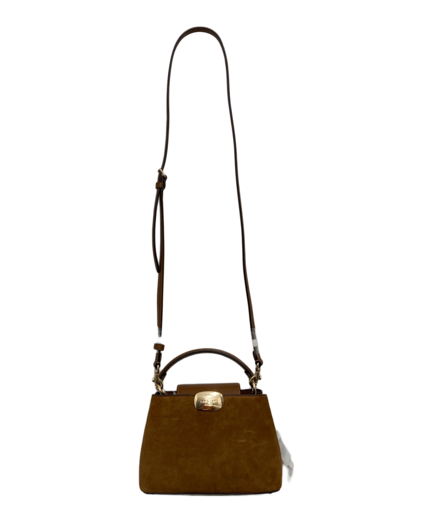 中古・古着通販】COACH (コーチ) エライサザ/スエード2WAYバッグ