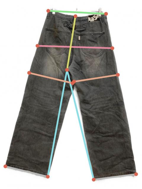 中古・古着通販】BADWAY (バッドウェイ) Coating double knee denim