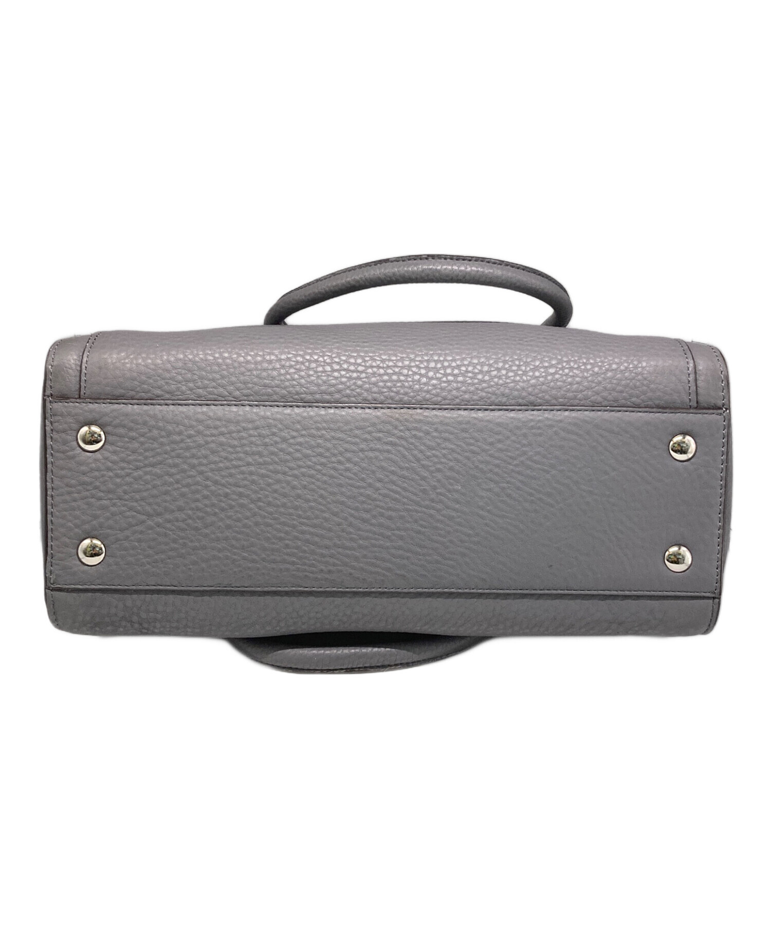 中古・古着通販】COACH (コーチ) レガシー/レザートートバッグ グレー