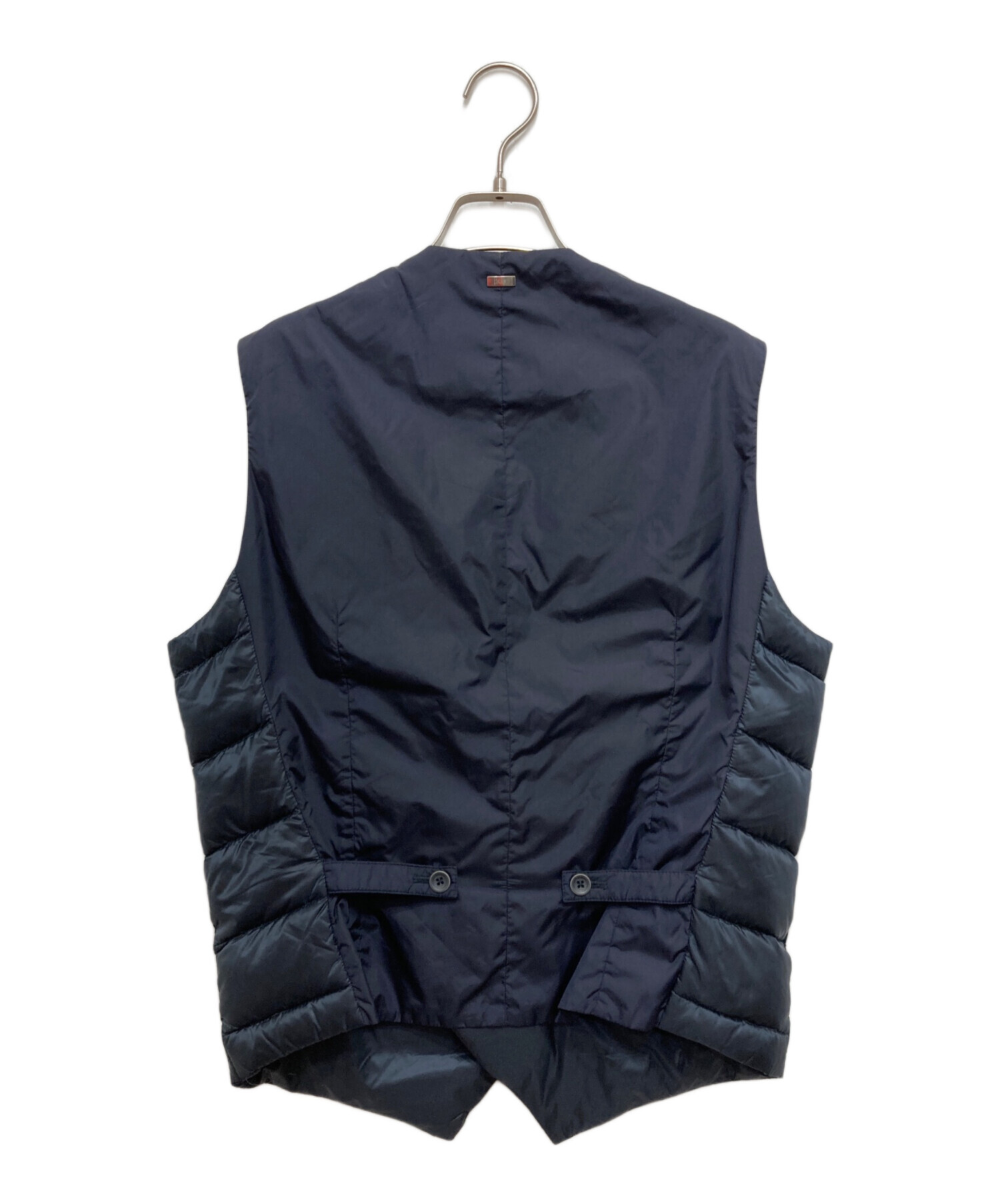 中古・古着通販】HERNO (ヘルノ) ダウンベスト ネイビー サイズ:SIZE48