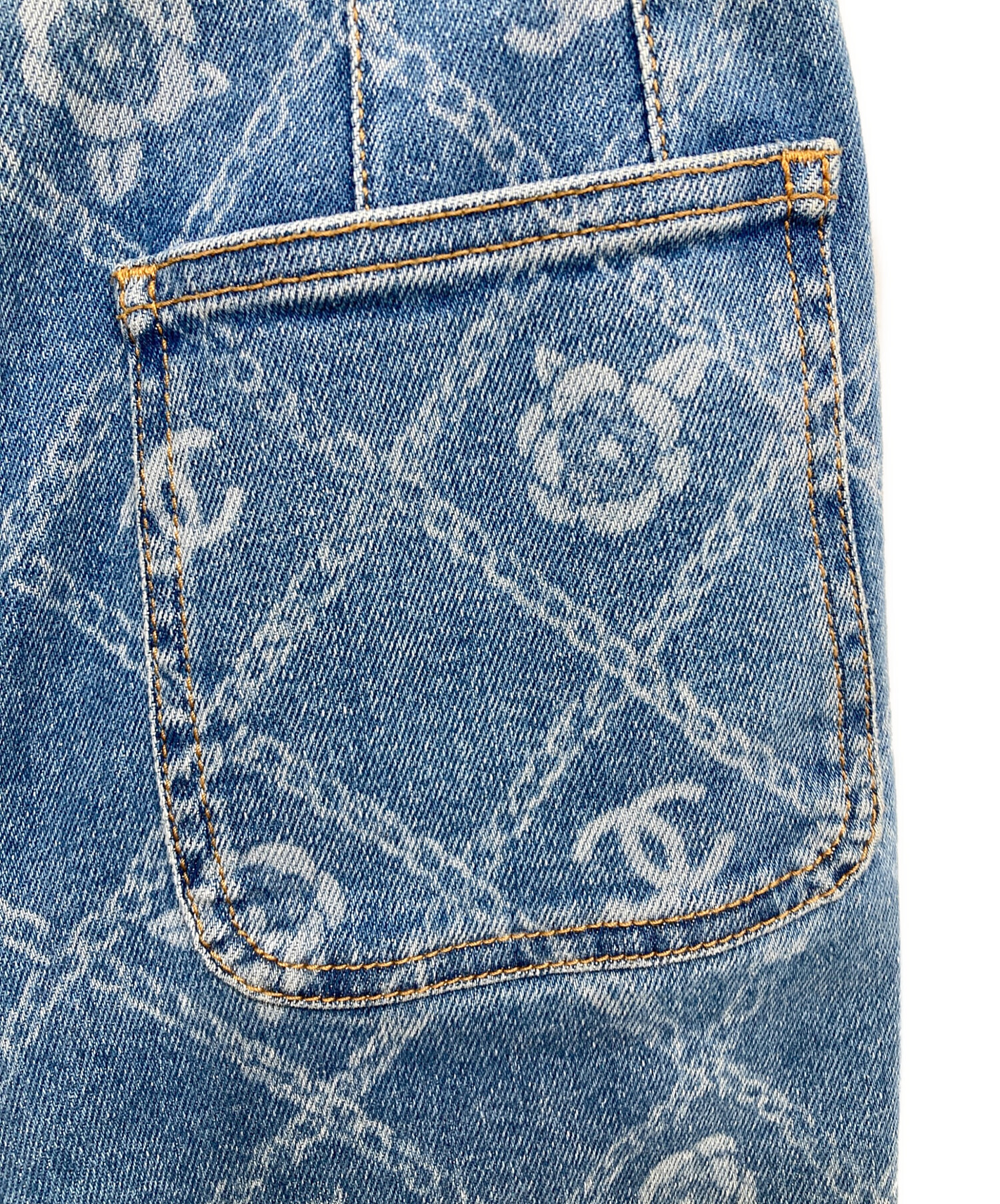 中古・古着通販】CHANEL (シャネル) カメリア×ココマークフレアデニム