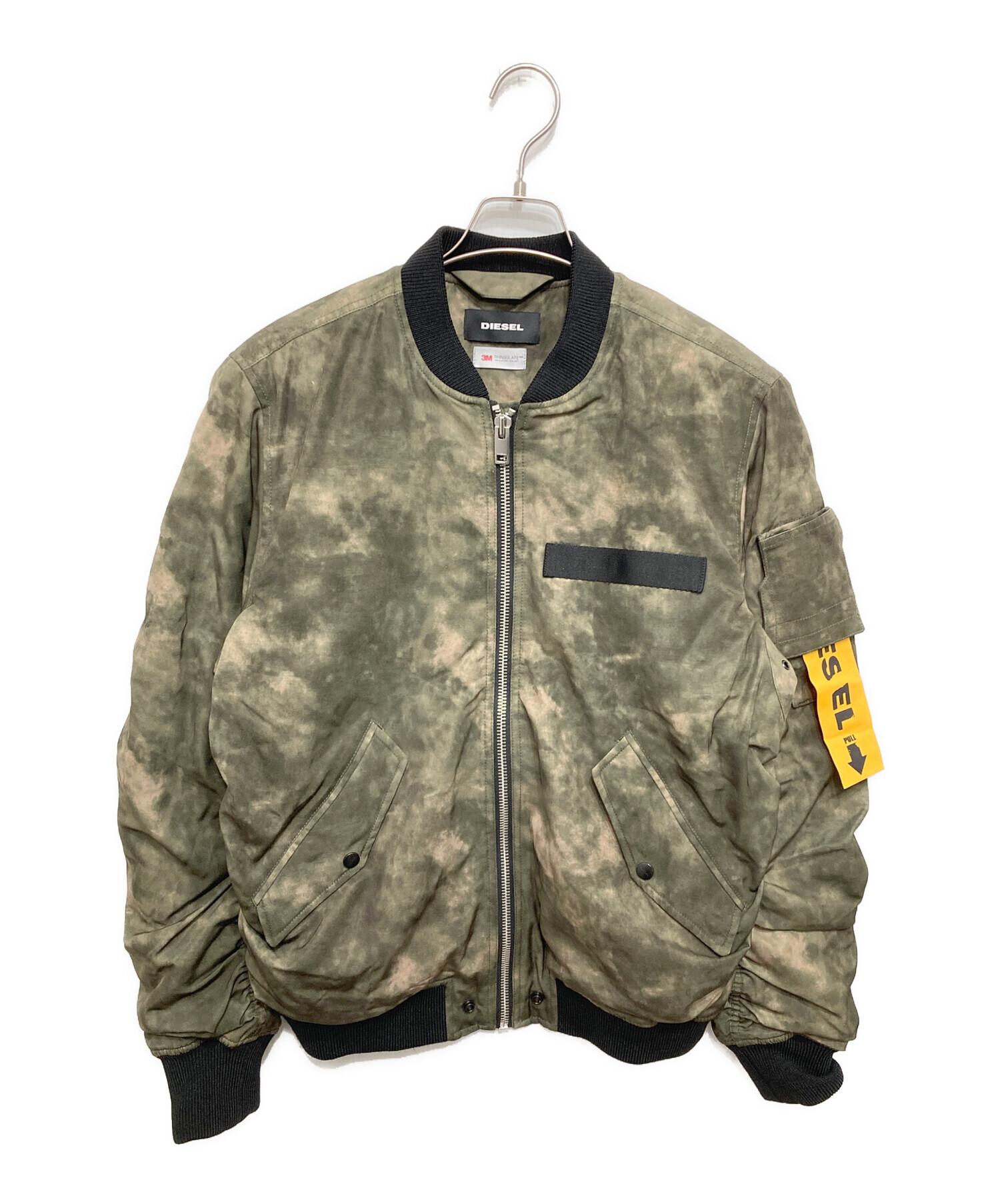 中古・古着通販】DIESEL (ディーゼル) MA-1ジャケット グリーン サイズ