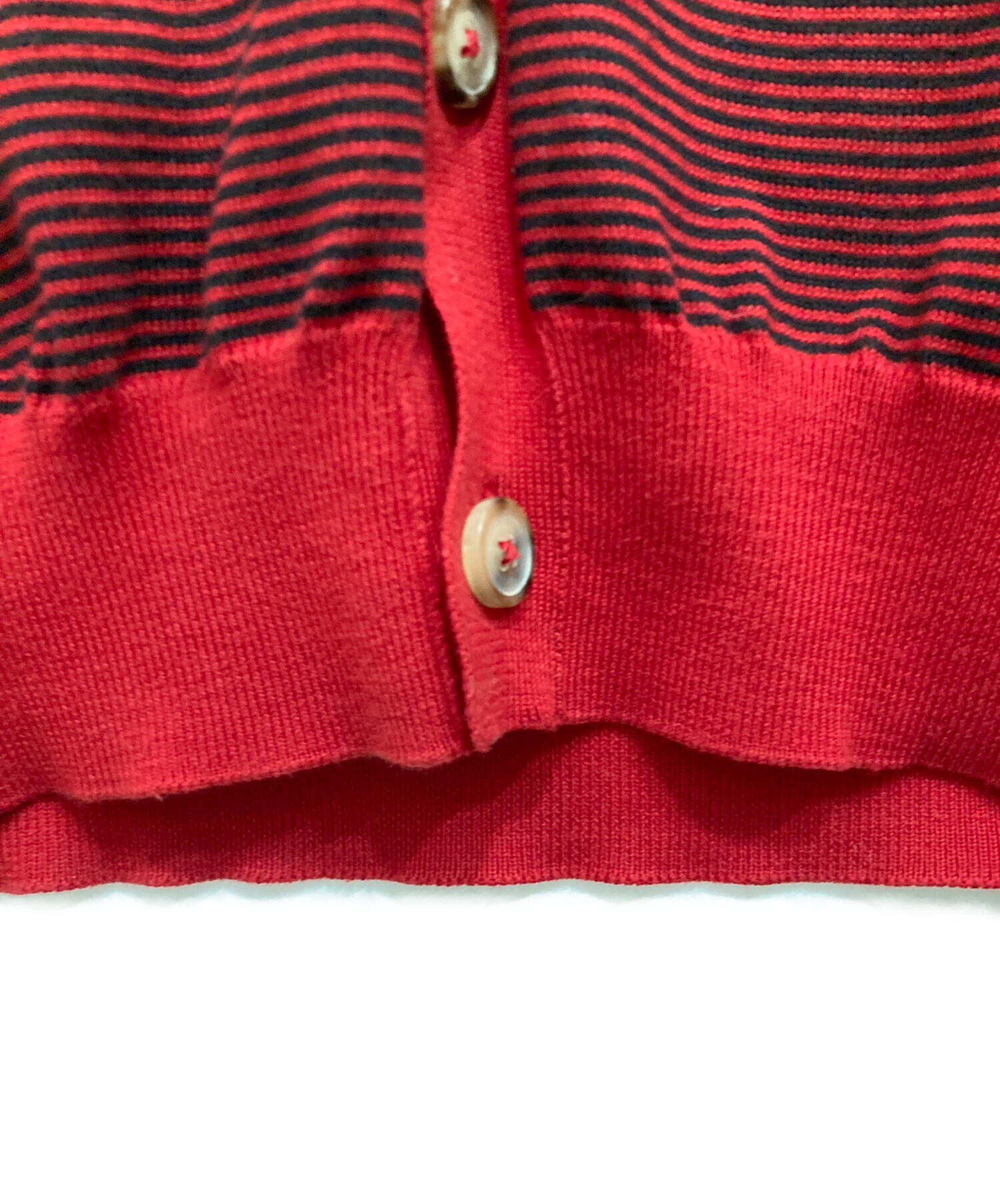マルジェラボーダーカーディガン 中古・古着通販】Maison Margiela (メゾンマルジェラ) ボーダー