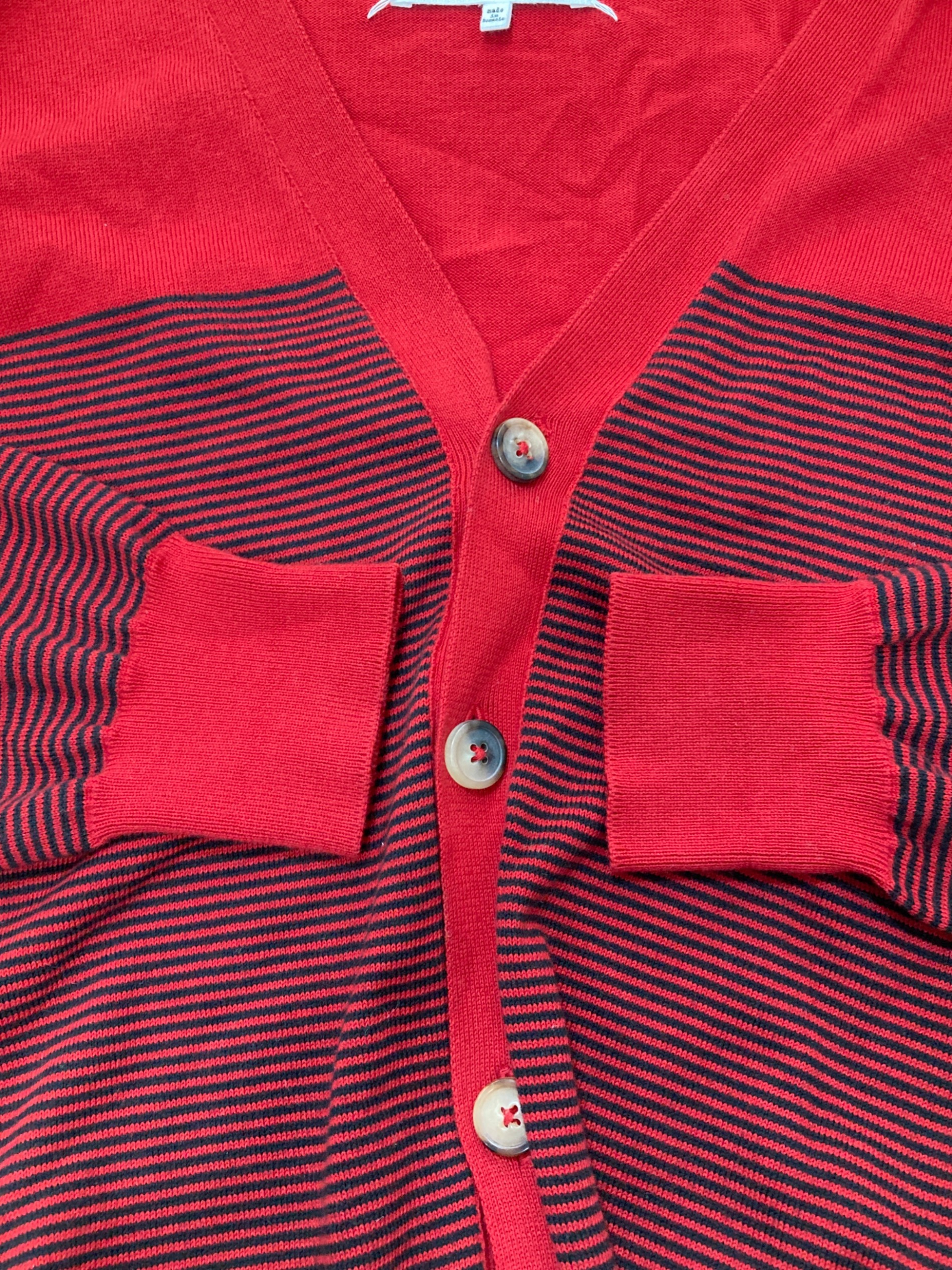 マルジェラボーダーカーディガン 中古・古着通販】Maison Margiela (メゾンマルジェラ) ボーダー
