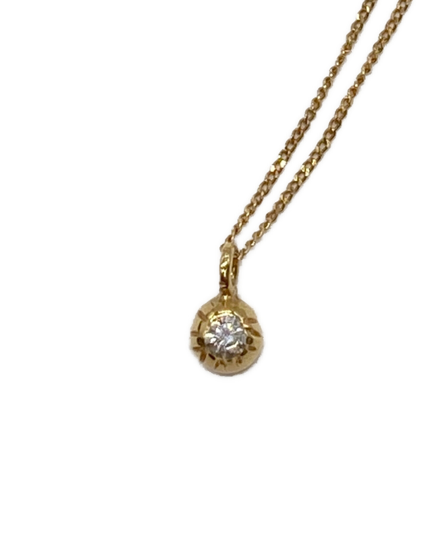 イロンデール】18kルースダイヤネックレス hirondelle et pepin