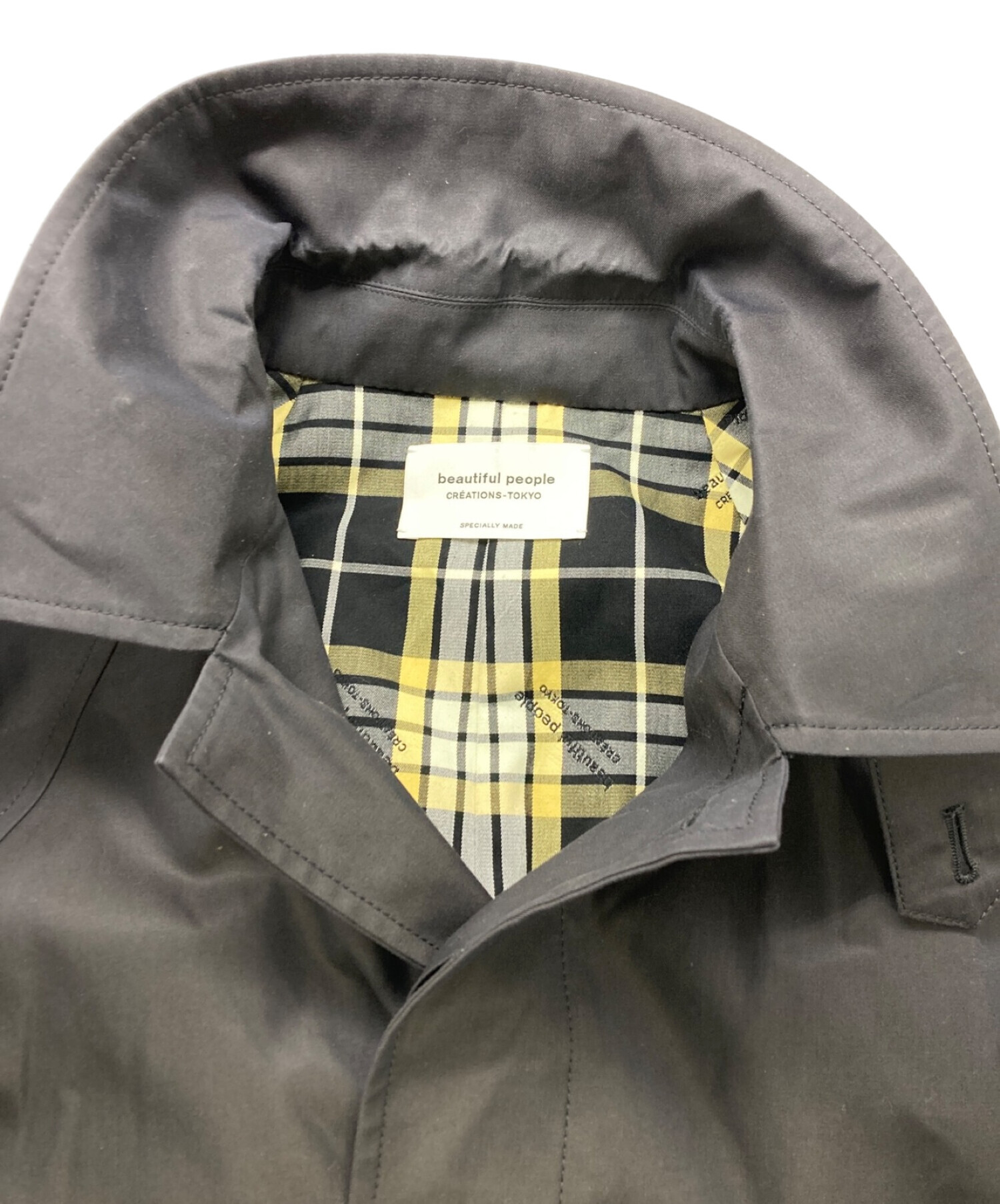 beautiful people アルティメイトピマツイルステンカラーコート 【公式