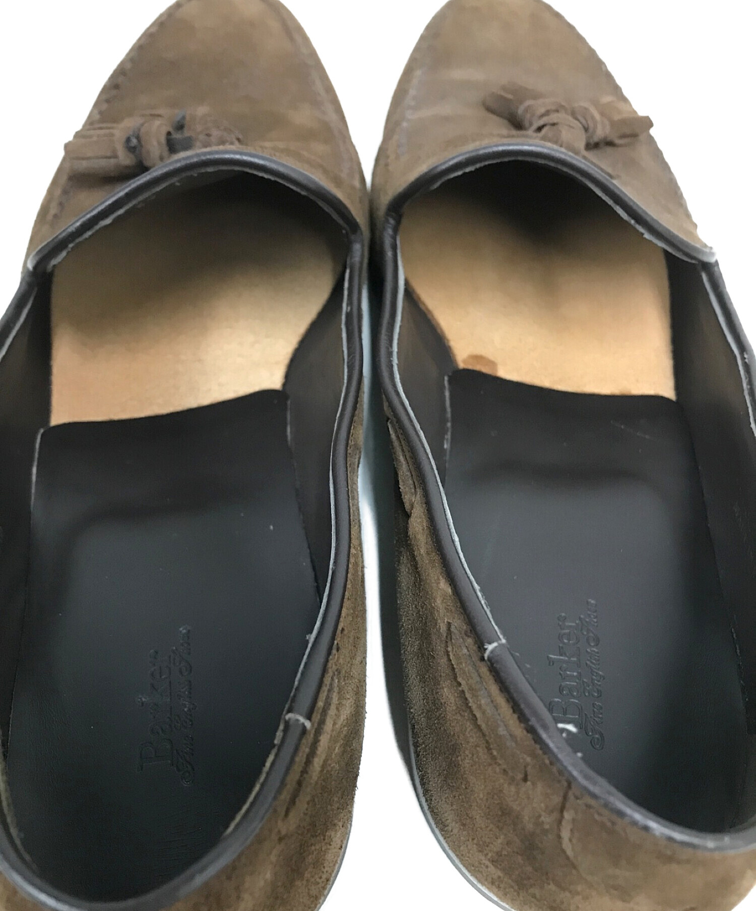 中古・古着通販】Barker (バーカー) スエードタッセルローファー 