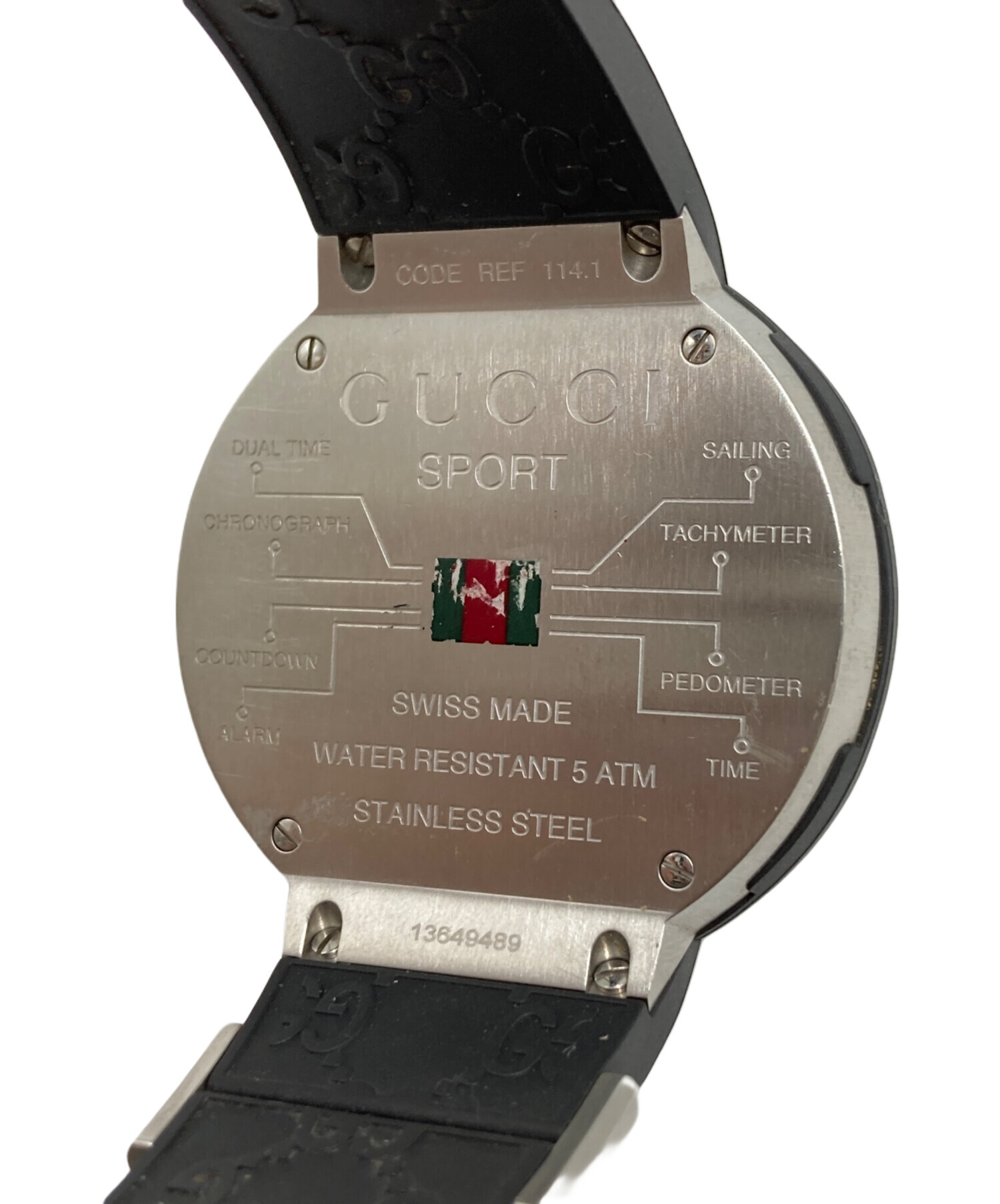 中古・古着通販】GUCCI SPORT (グッチスポーツ) デジタルウォッチ 