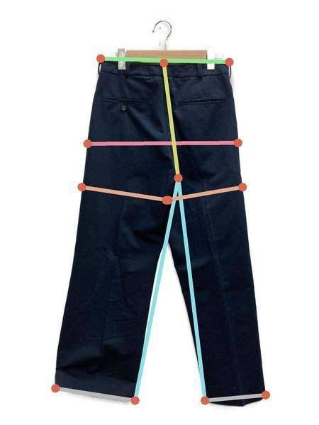 中古・古着通販】MARNI (マルニ) COTTON EASY PANTS ネイビー サイズ