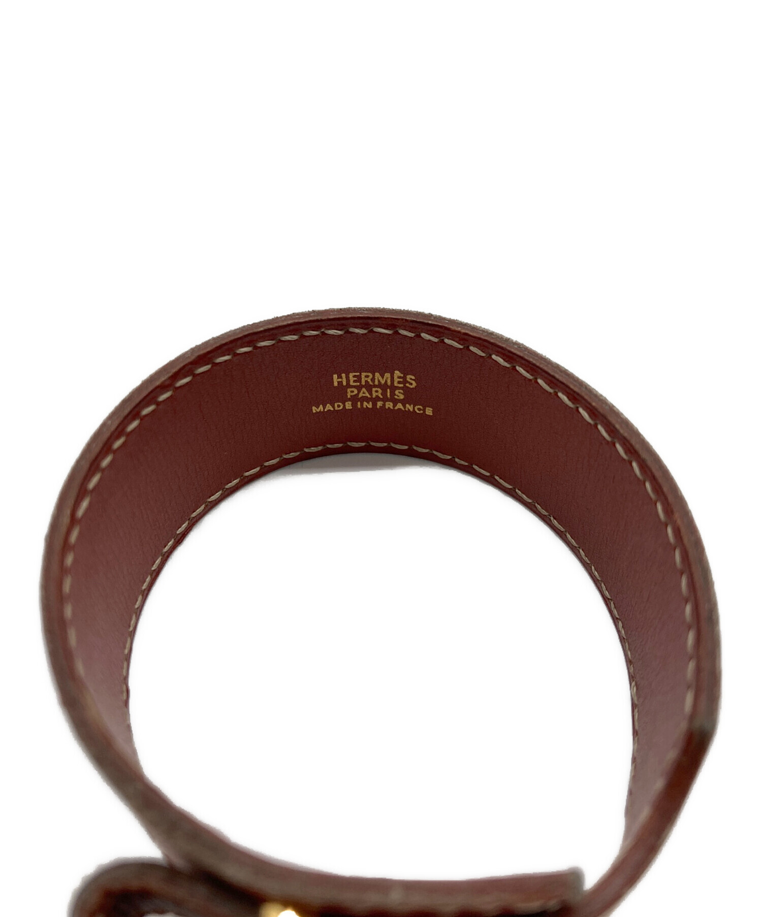 中古・古着通販】HERMES (エルメス) アルテミス レザーブレスレット 