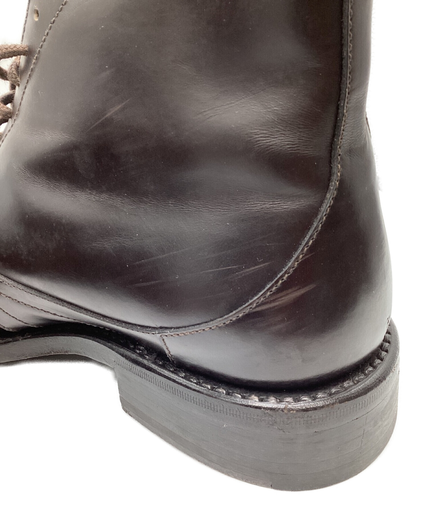 中古・古着通販】PRADA (プラダ) チャッカブーツ ブラウン サイズ:24.5