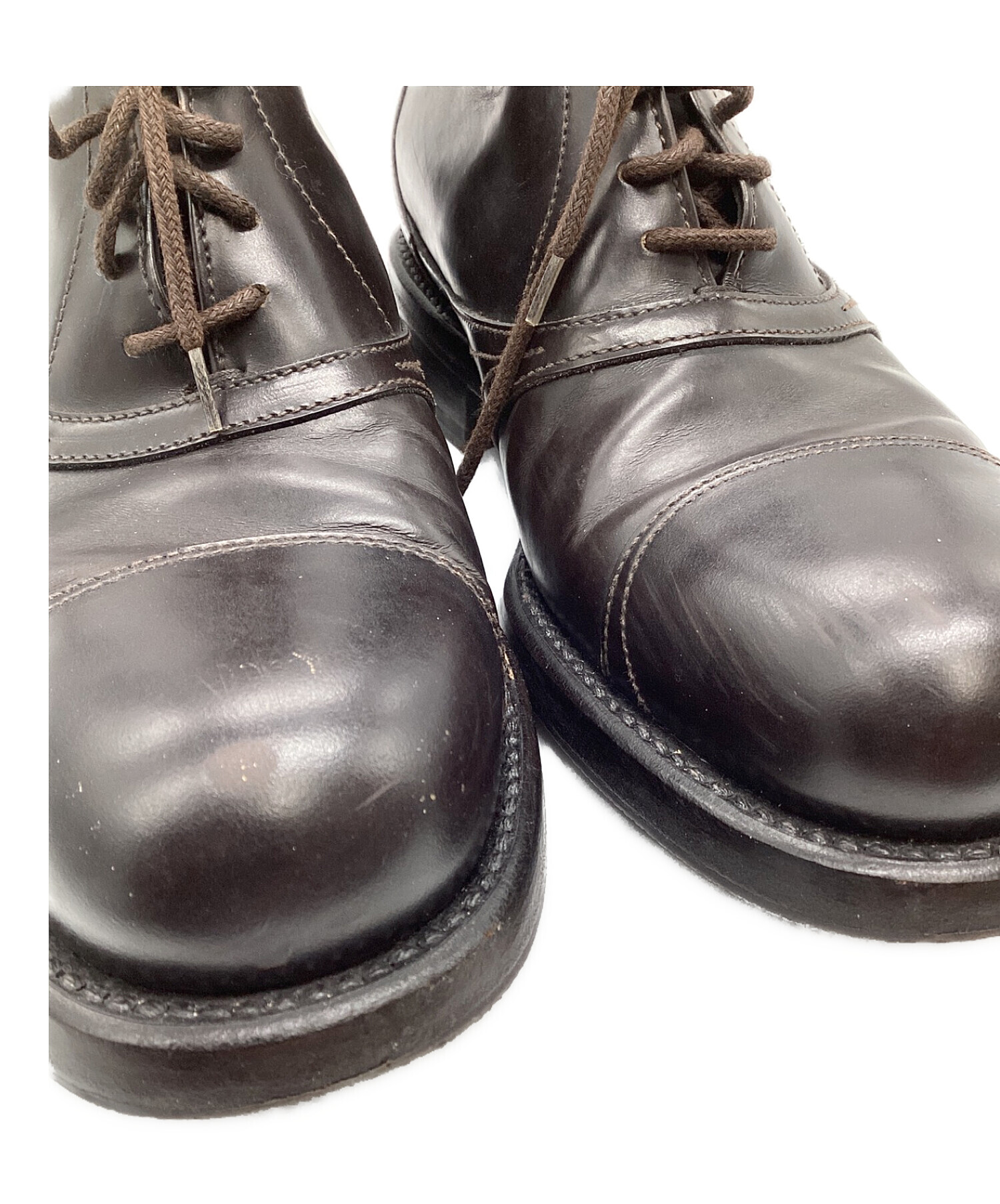 PRADA SPORT プラダスポーツ　チャッカブーツ　　レザー　ブラウン 中古・古着通販】PRADA (プラダ) チャッカブーツ ブラウン サイズ:24.5