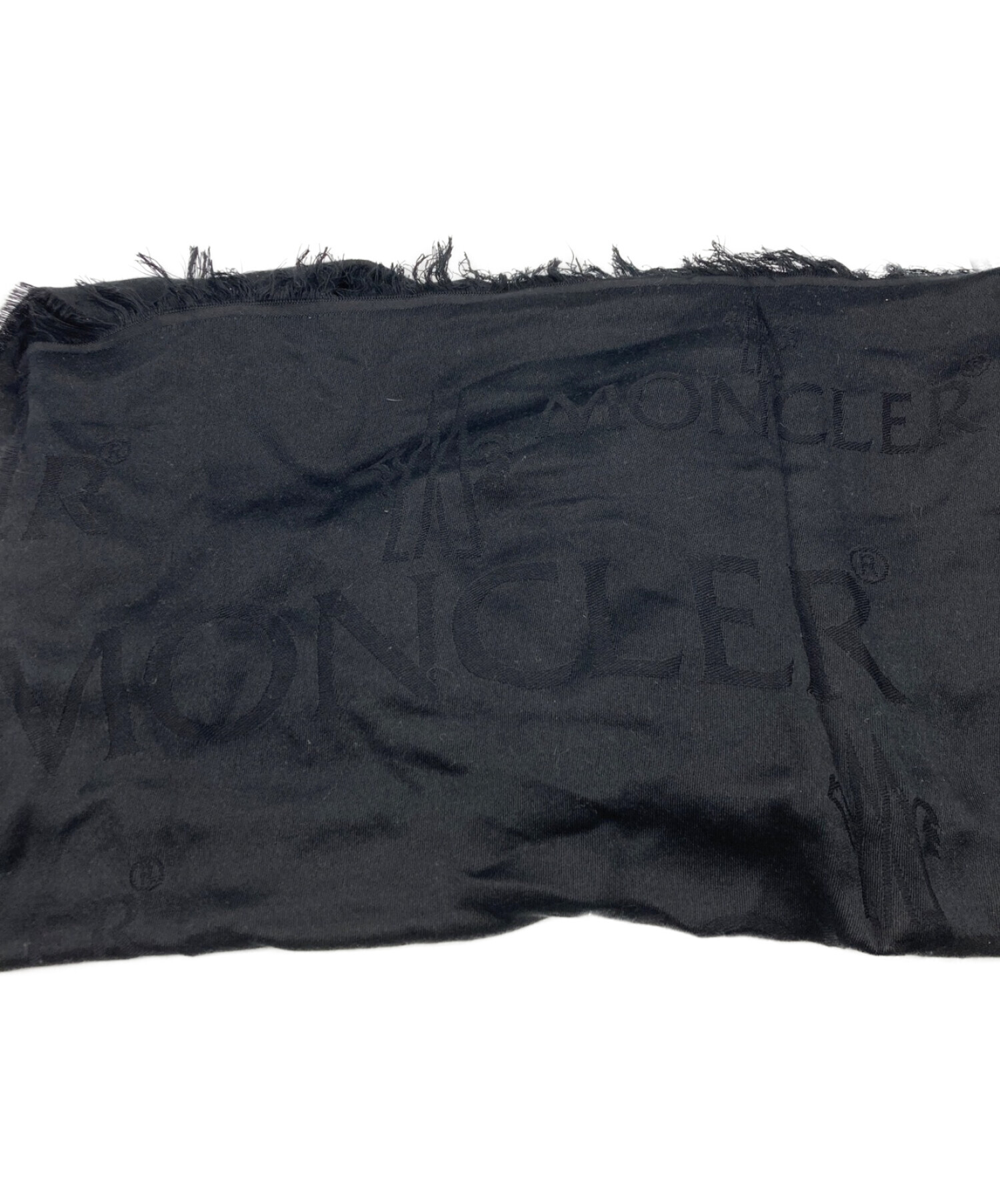 中古・古着通販】MONCLER (モンクレール) マフラー ブラック｜ブランド