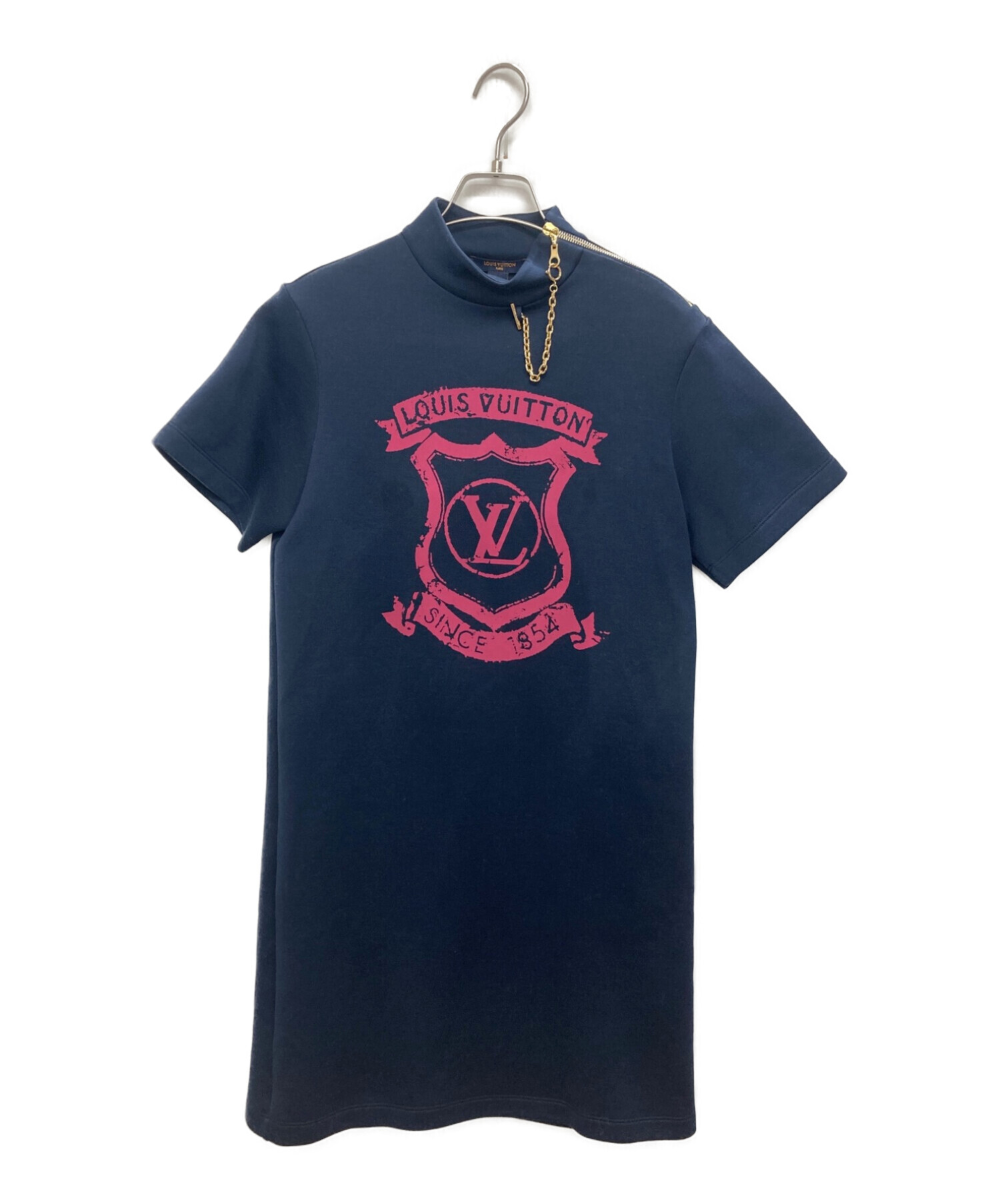 極美品★LOUIS VUITTON★ロゴ★フレア★五部袖★ニットワンピース ニットワンピ Louis Vuitton(ルイヴィトン) ワンピース