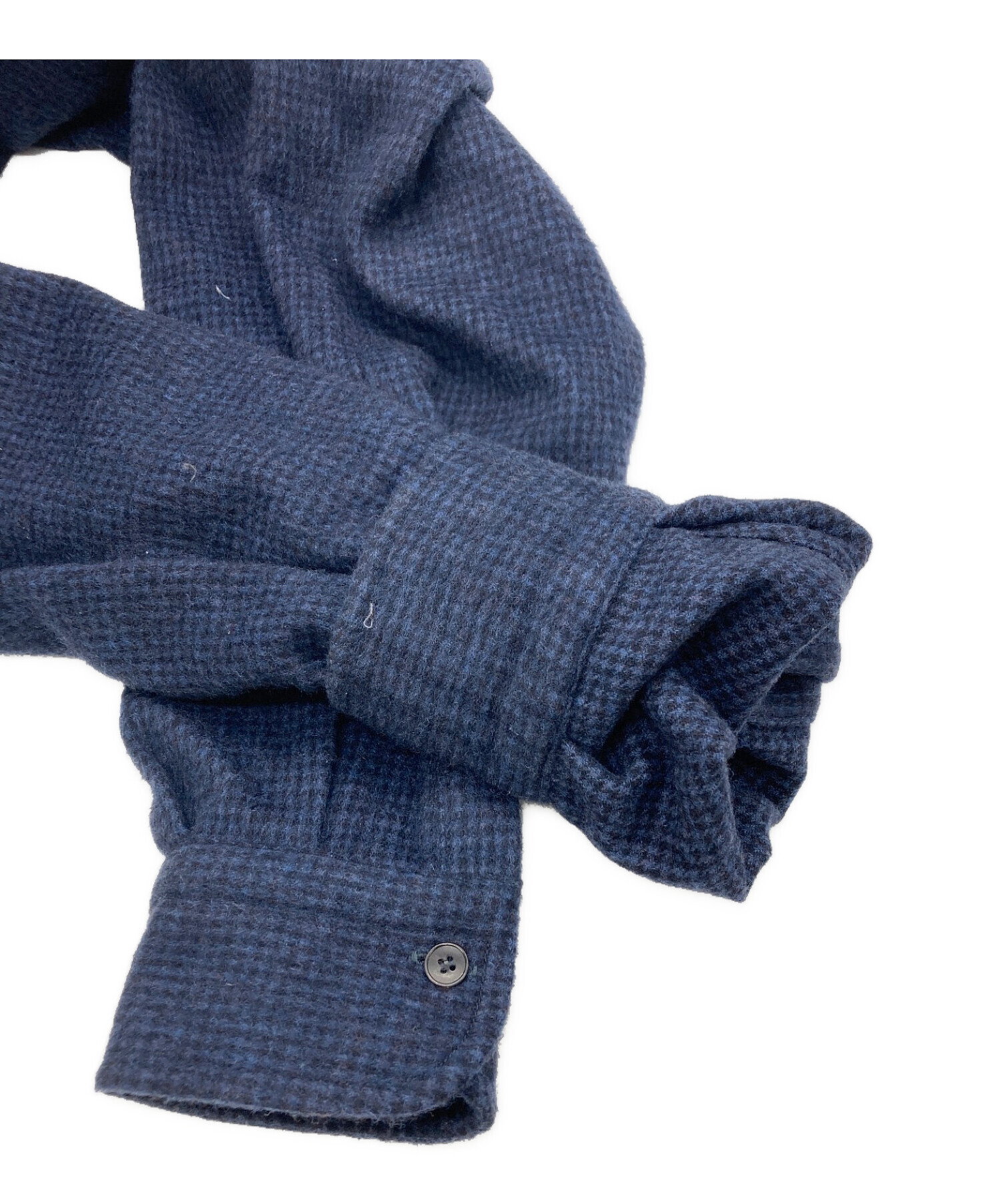 中古・古着通販】COMOLI (コモリ) W/CA ハウンドトゥース CPO ネイビー