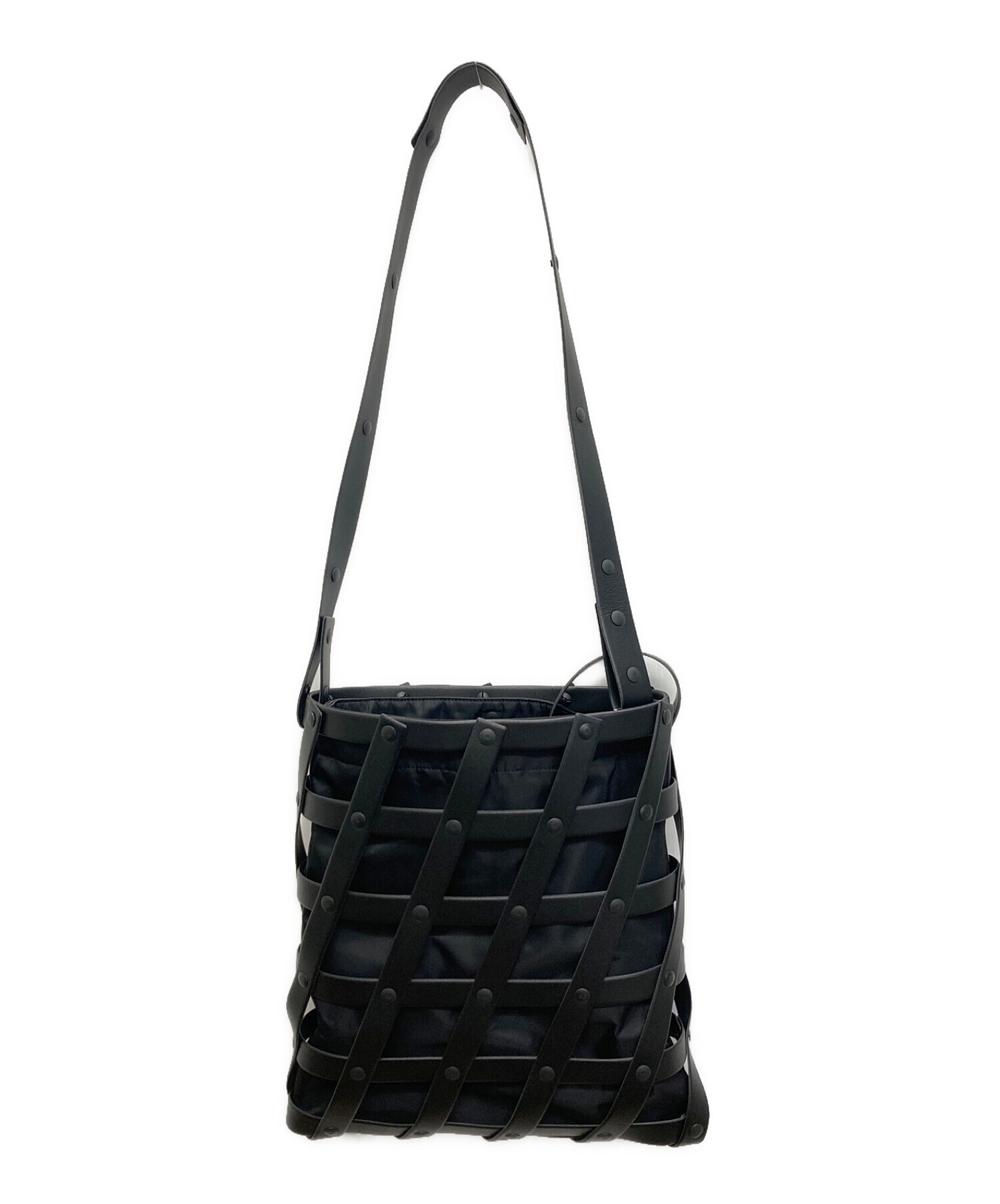 ISSEY MIYAKE SPIRAL GRID BLACK