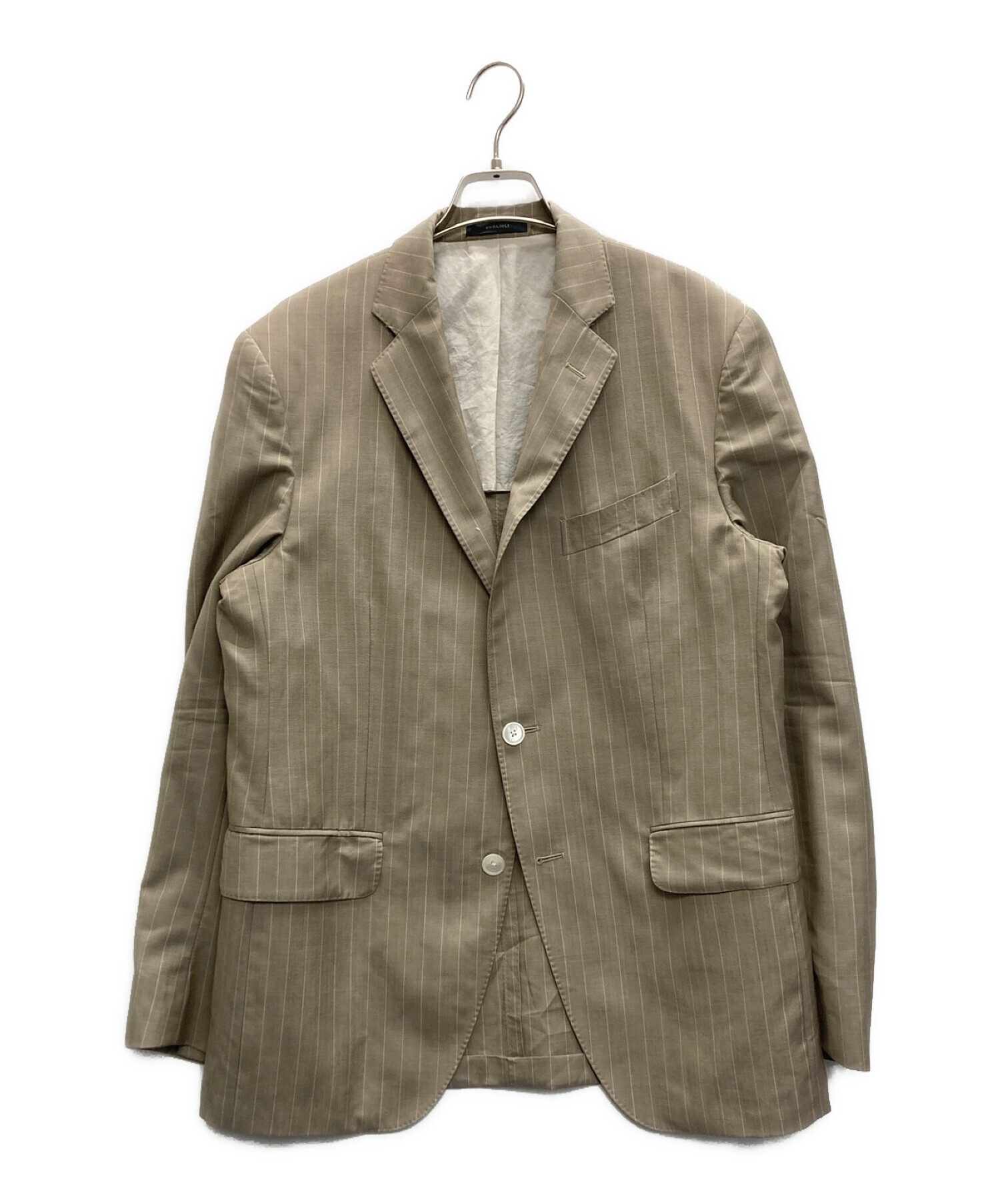 中古・古着通販】BOGLIOLI (ボリオリ) セットアップスーツ ベージュ