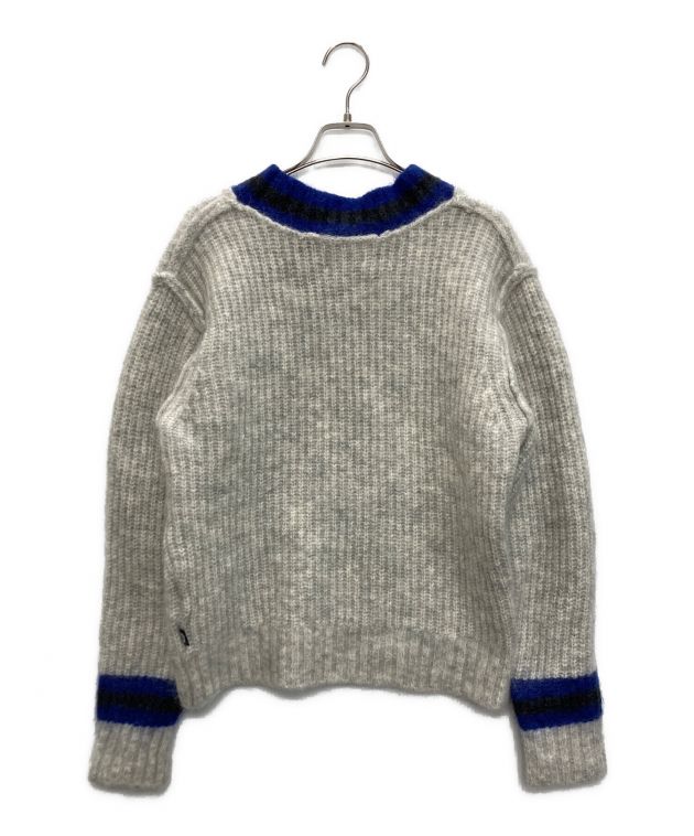 中古・古着通販】stussy (ステューシー) Mohair Tennis V Neck Sweater 