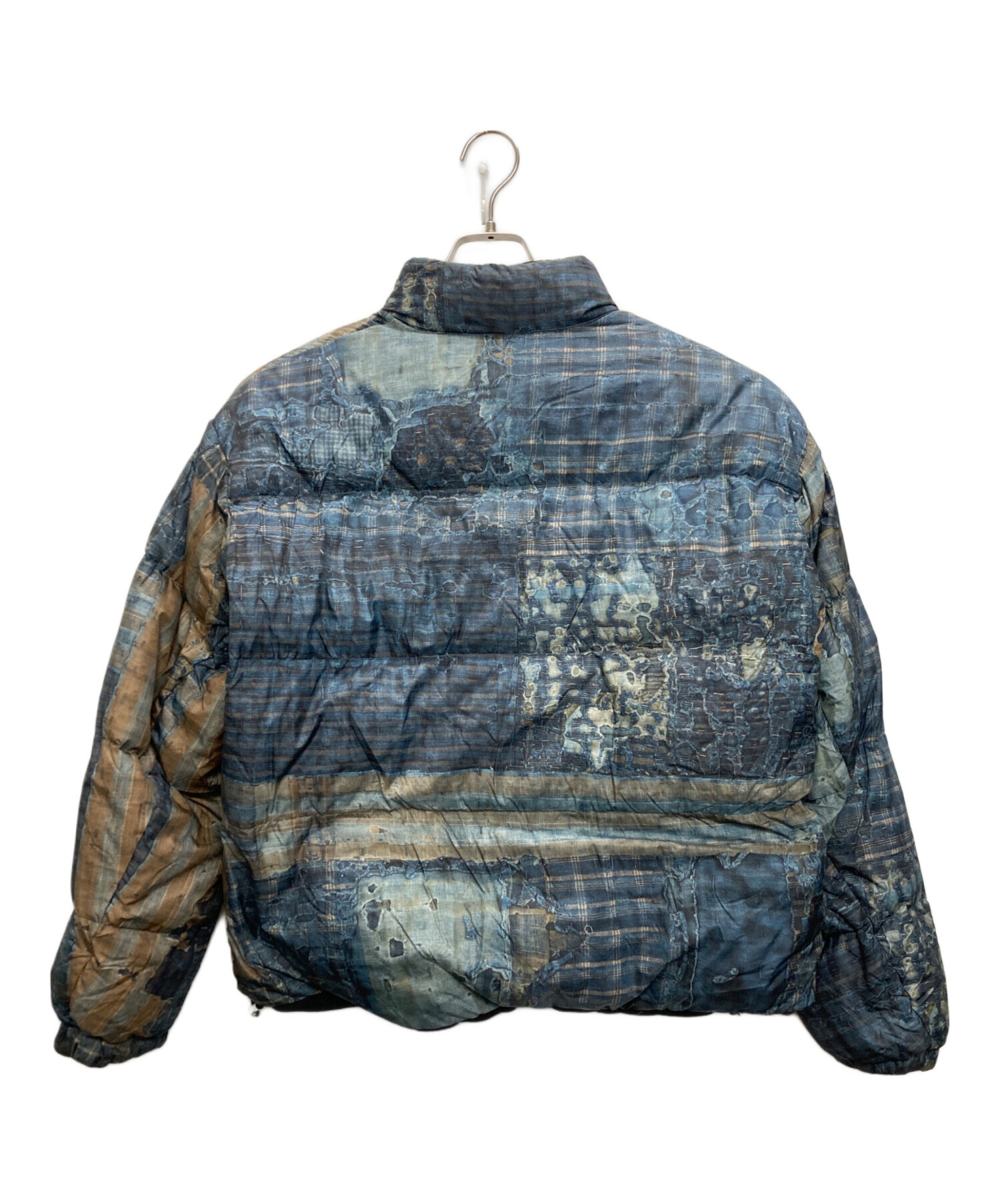 中古・古着通販】TTT MSW (ティー) Down Jacket ネイビー×ブラウン 