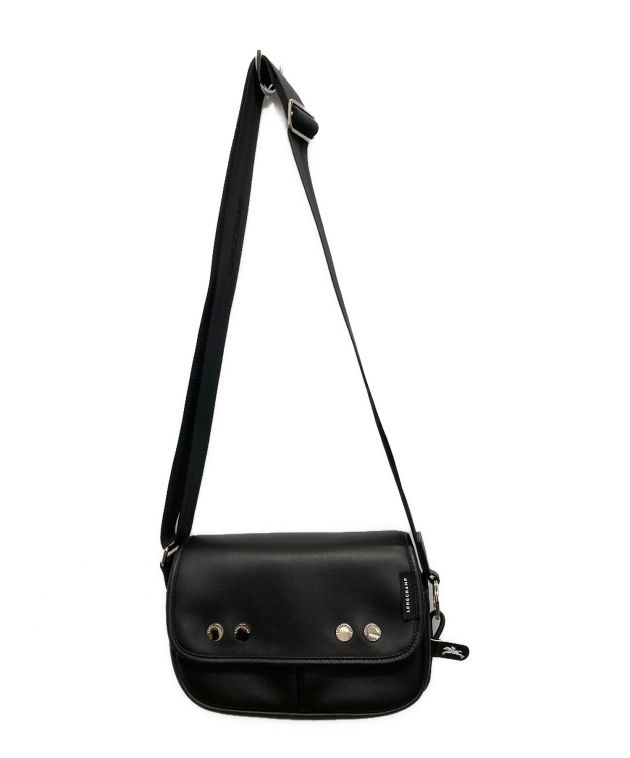 【未使用新品】ロンシャン ボディバッグ (ブラック) 中古・古着通販】LONGCHAMP (ロンシャン) トレパリSクロスボディバッグ