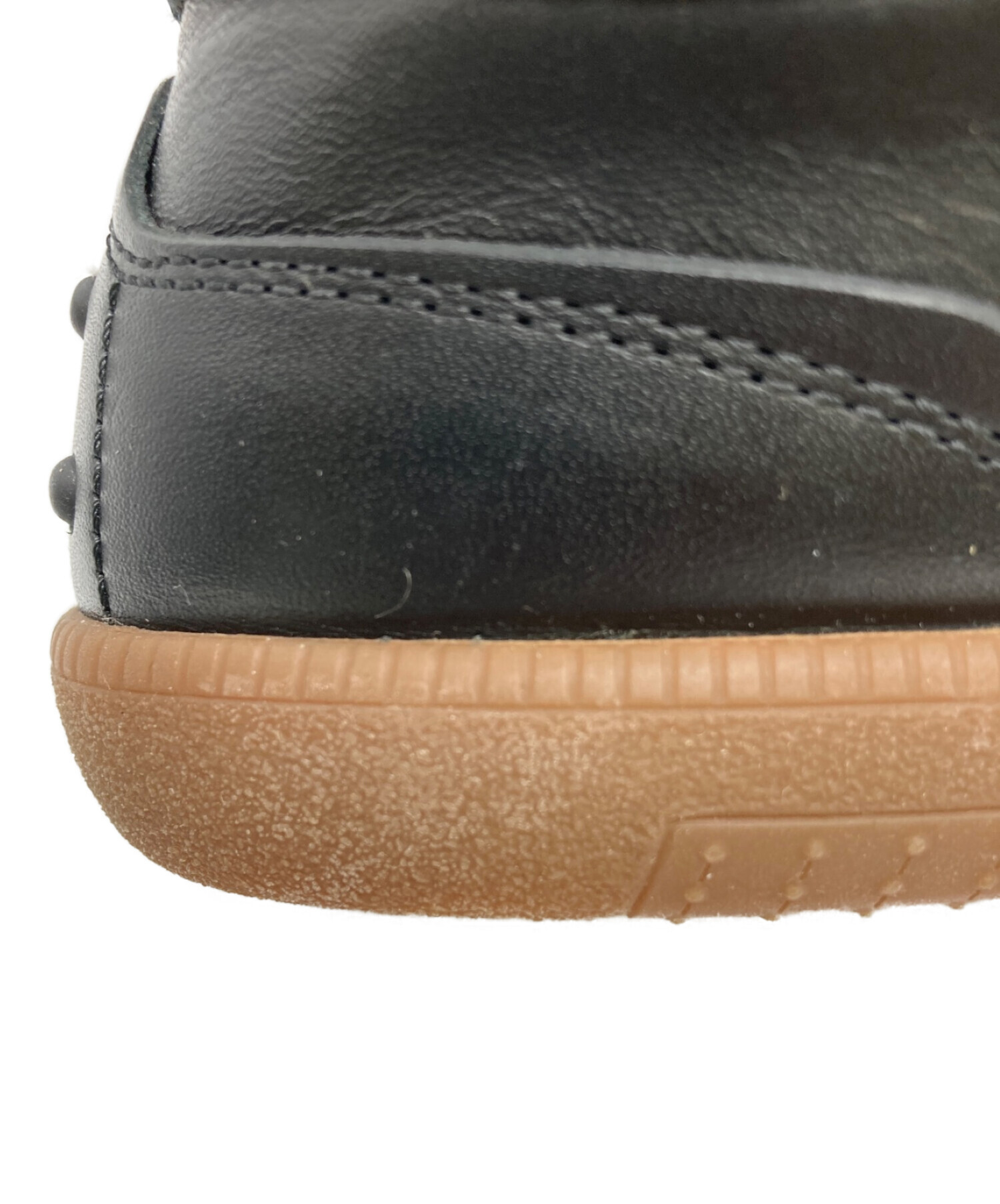 中古・古着通販】TOD'S (トッズ) レザースニーカー ブラック サイズ