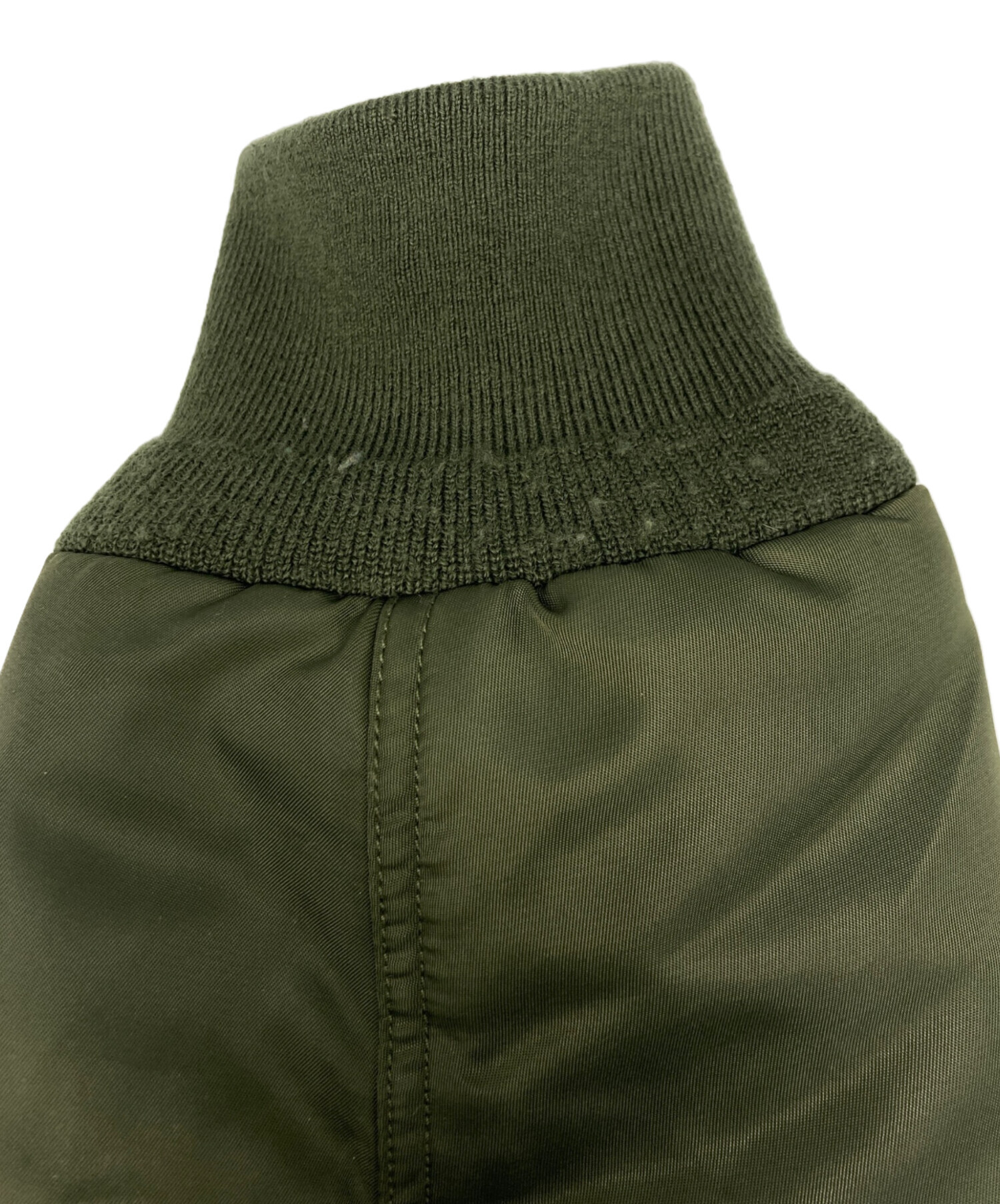 中古・古着通販】SUPPLIER (サプライヤー) Checked Ma-1 カーキ 