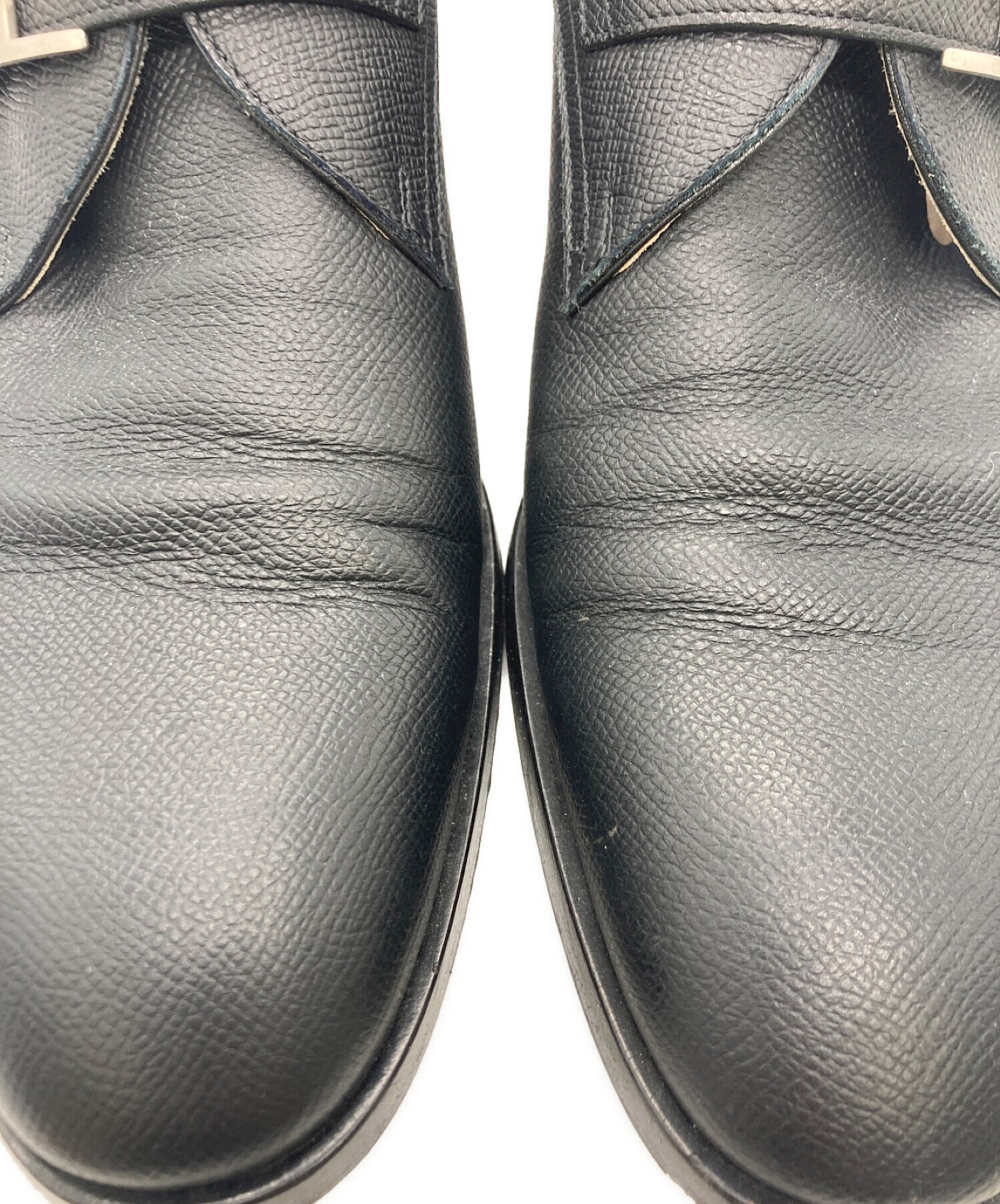 中古・古着通販】HERMES (エルメス) Hダービーシューズ ブラック