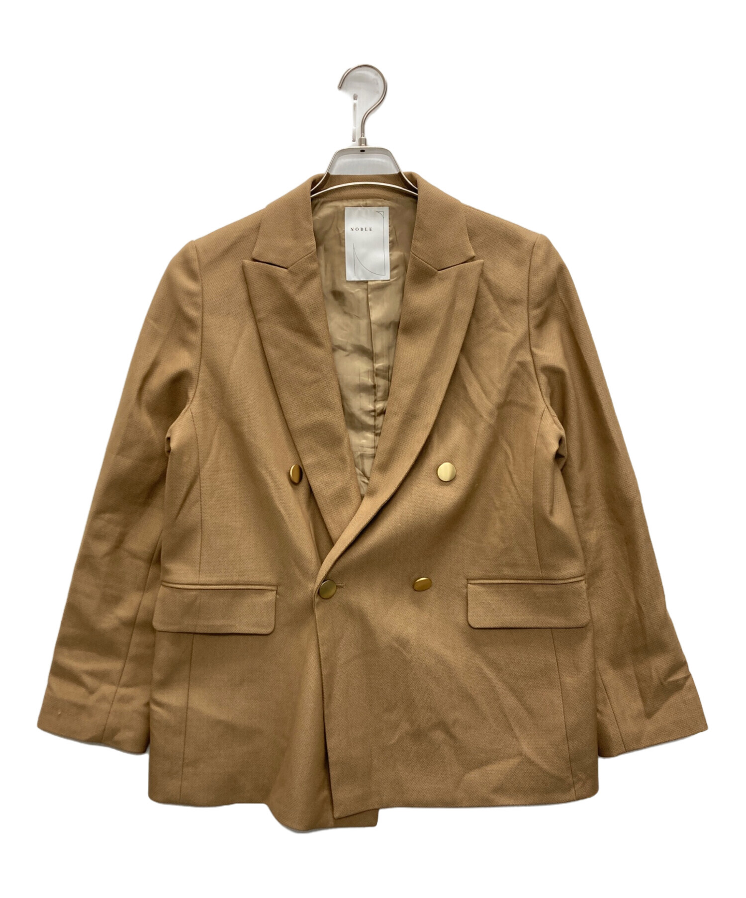 中古・古着通販】Noble (ノーブル) プレーンピークドラペルダブル