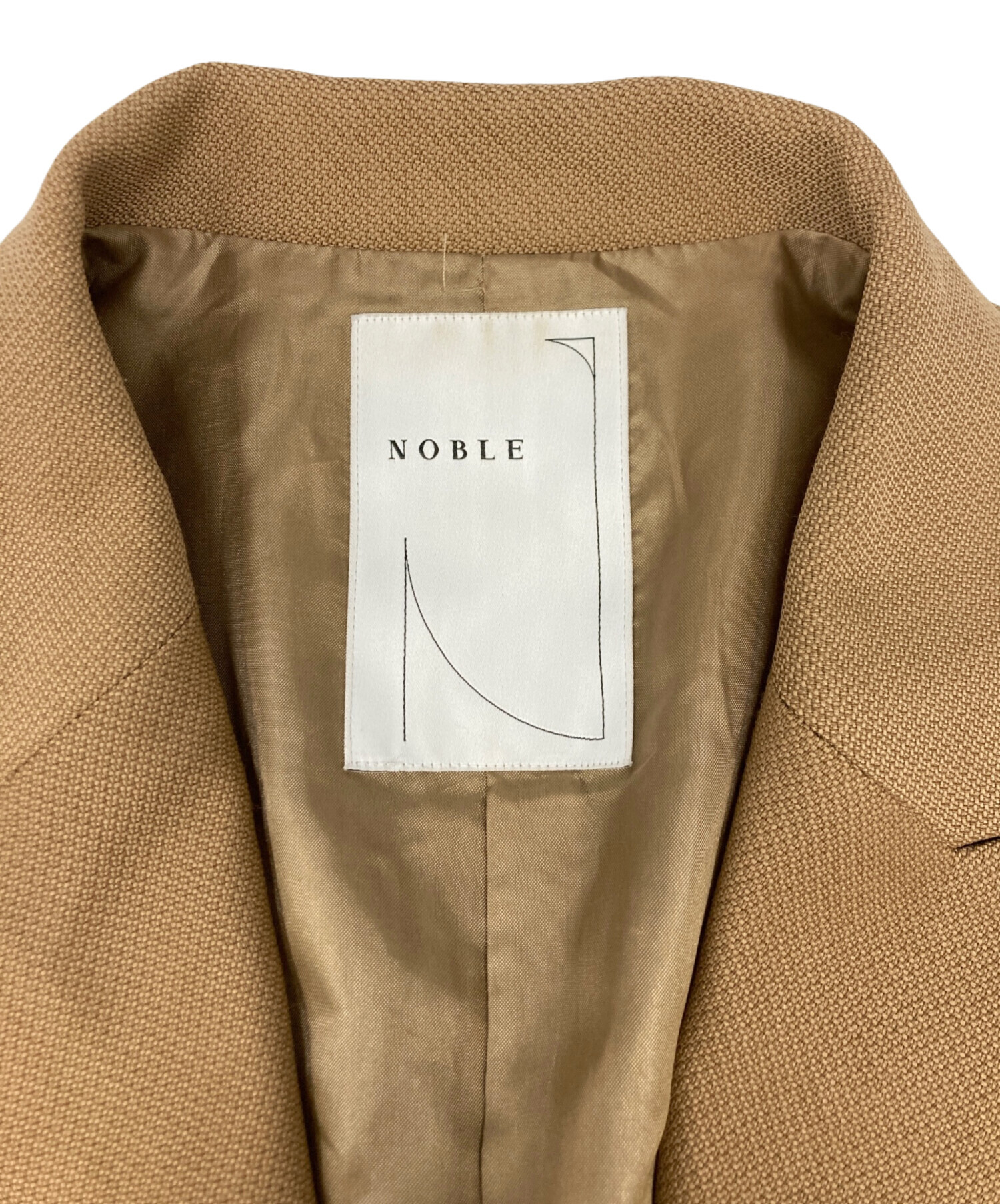 中古・古着通販】Noble (ノーブル) プレーンピークドラペルダブル