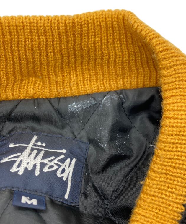 中古・古着通販】stussy (ステューシー) 90'sレザー切替ワッペン