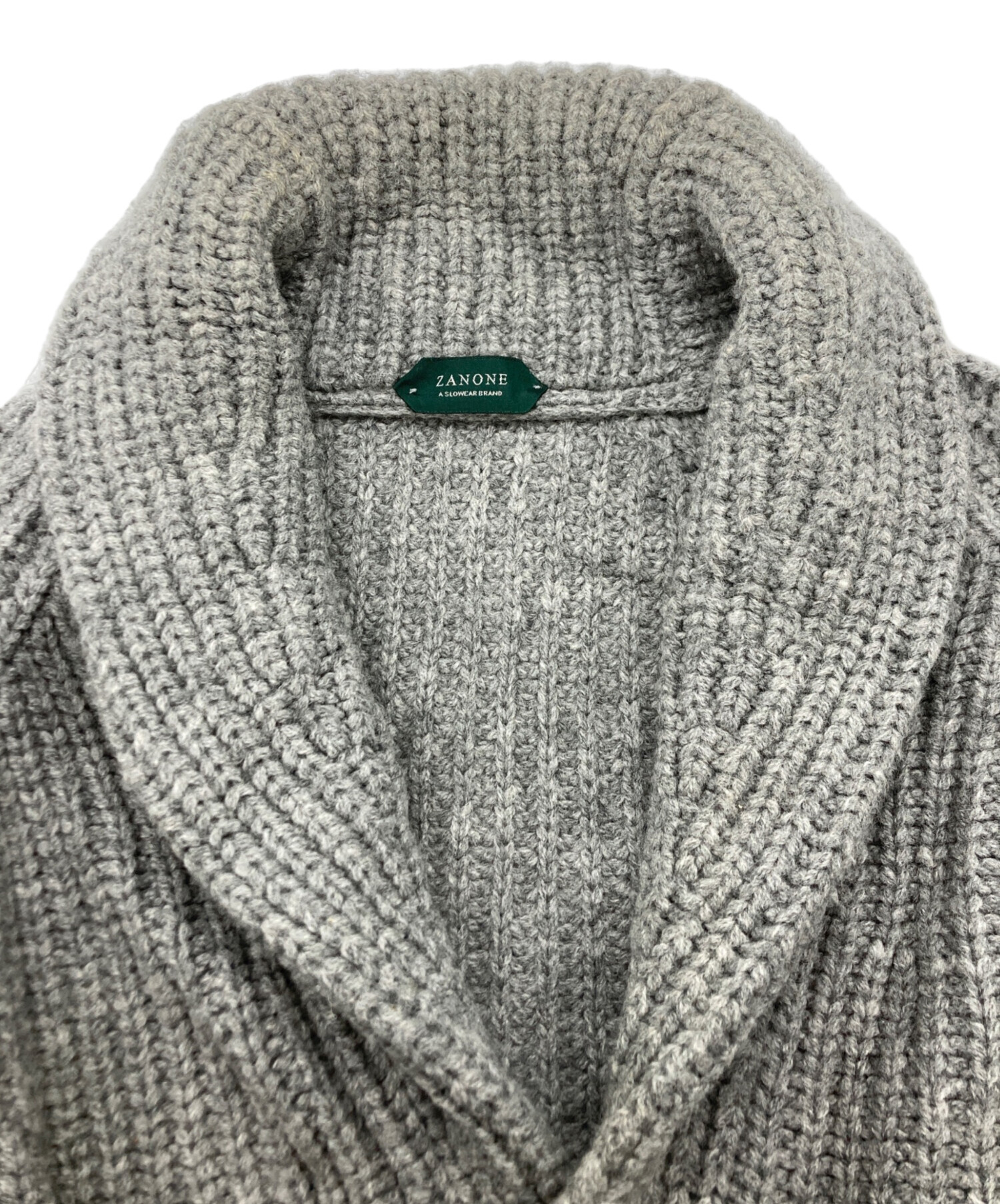 中古・古着通販】Zanone (ザノーネ) 5ゲージニットカーディガン