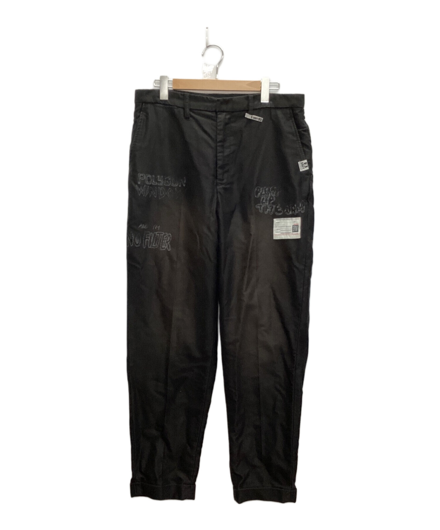 ミハラヤスヒロ　パンツ Maison MIHARA YASUHIRO - コットンサテン カーゴパンツ