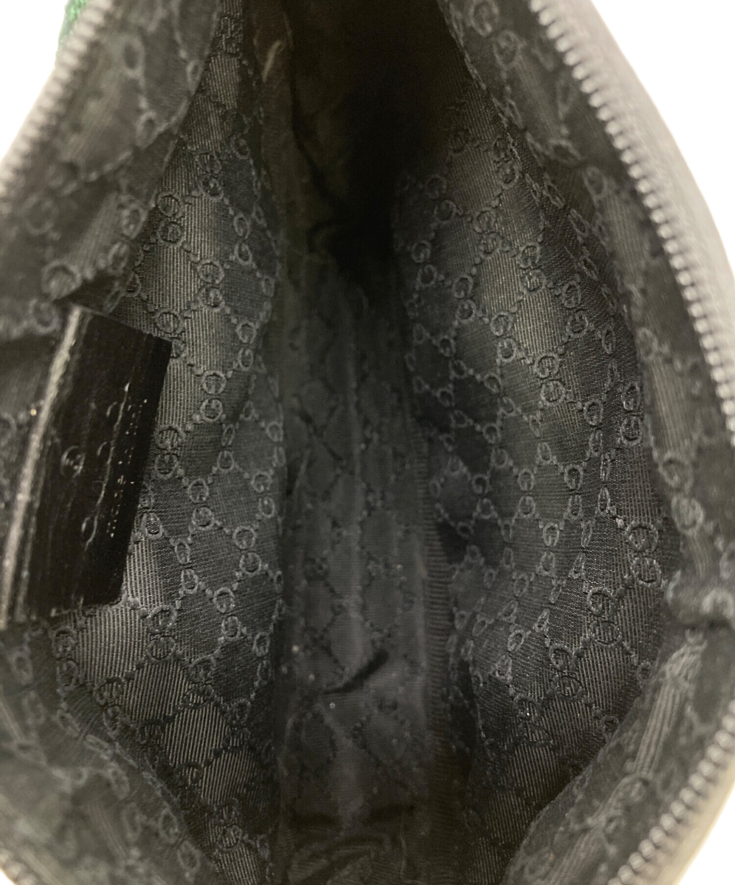 中古・古着通販】GUCCI (グッチ) シェリーラインポーチ ブラック