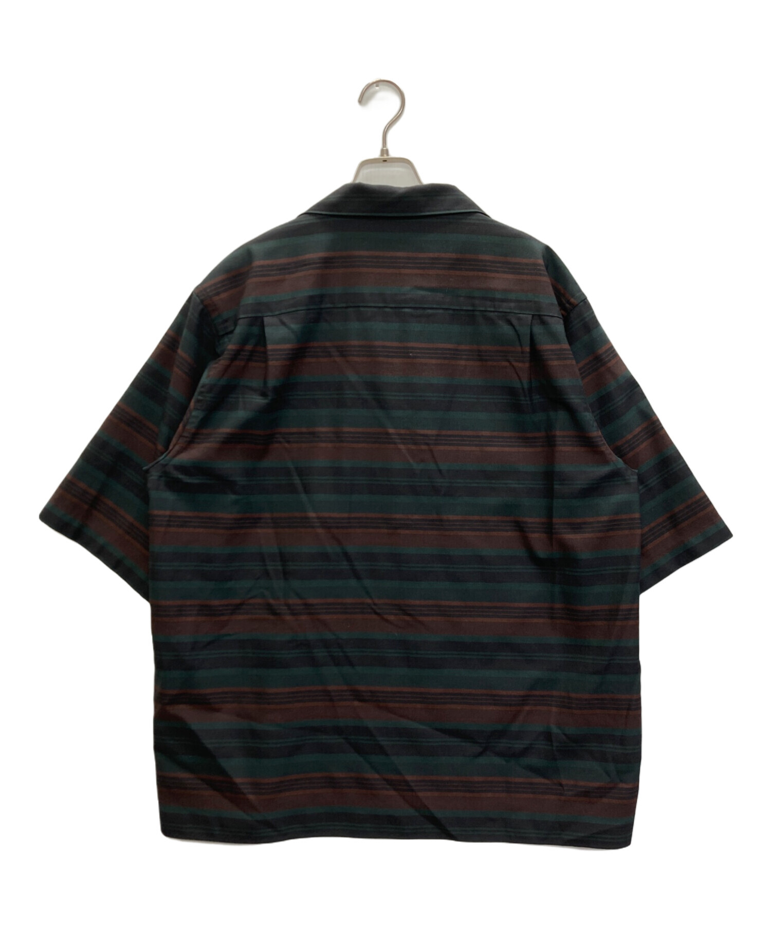 最終値下】AURALEE ウールシャツ ボーダー柄 上代3.3万 最終値下