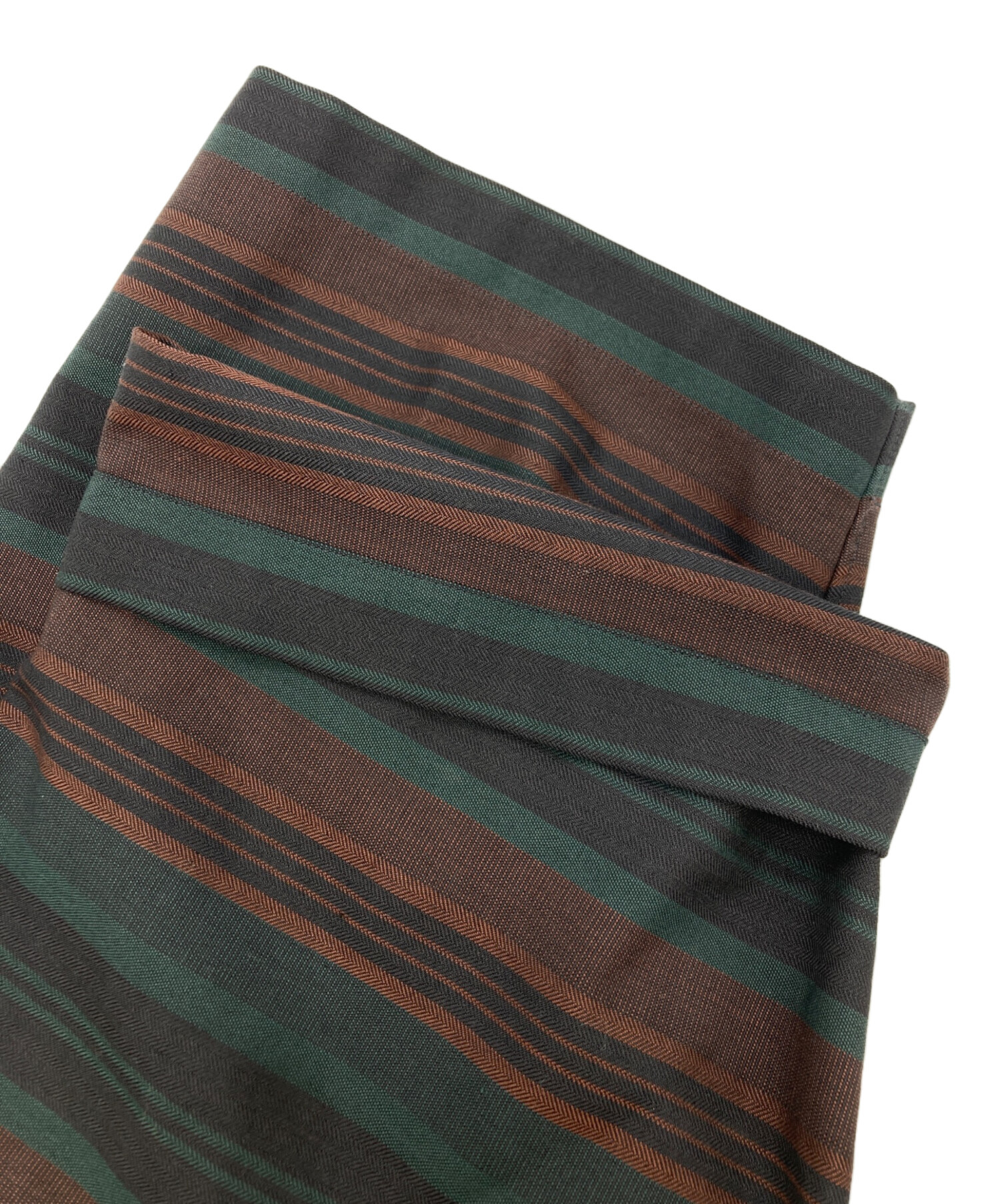 AURALEE オーラリー BORDER SHIRT size5 中古・古着通販】AURALEE (オーラリー) WOOL POLYESTER BORDER