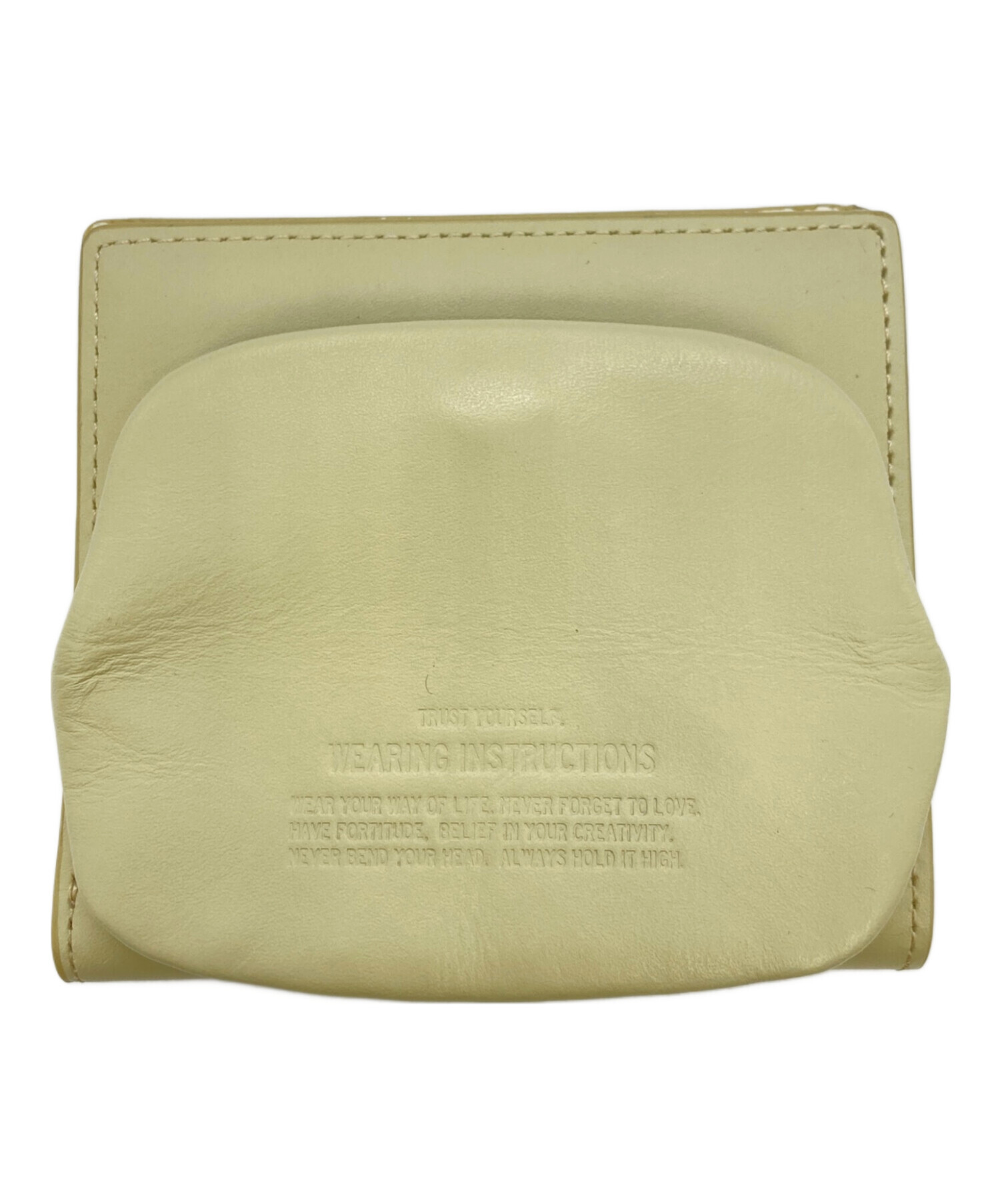 中古・古着通販】MIHARA YASUHIRO (ミハラヤスヒロ) フォルデッドウォレット&コインケース ベージュ｜ブランド・古着通販  トレファク公式【TREFAC FASHION】スマホサイト