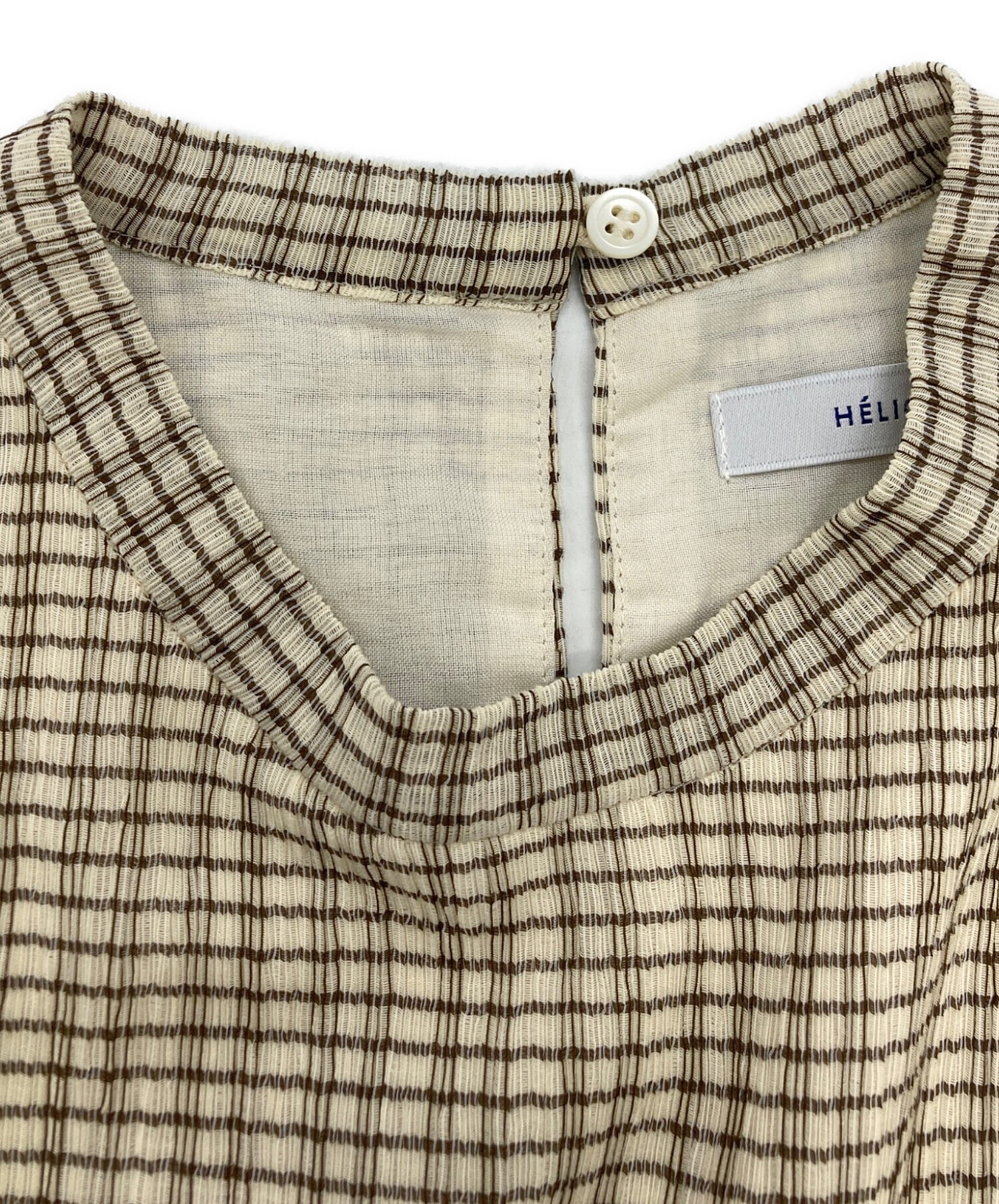 中古・古着通販】heliopole (エリオポール) CRAPE WINDOWPANE PIPING