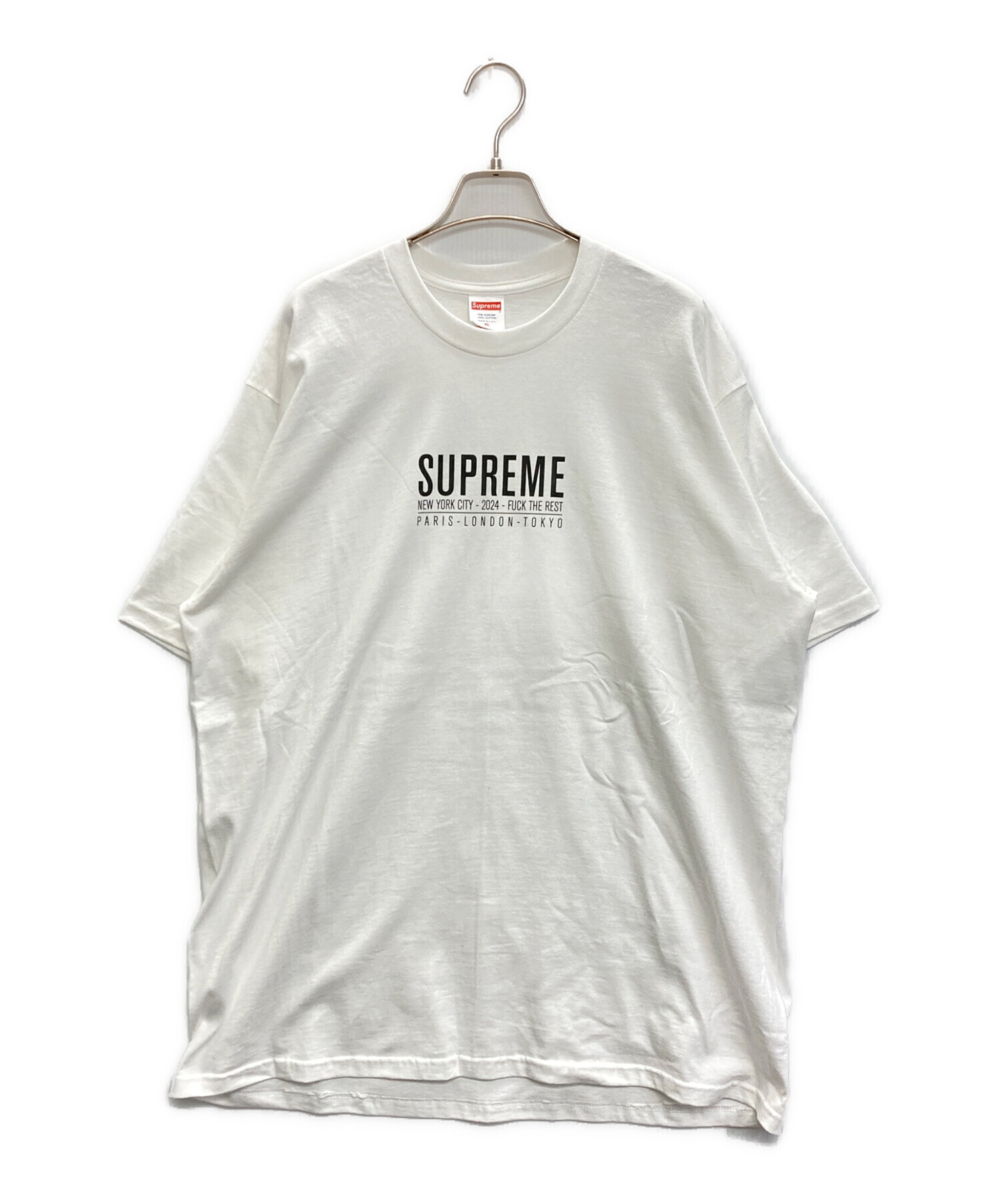 中古・古着通販】SUPREME (シュプリーム) パリスTシャツ ホワイト  