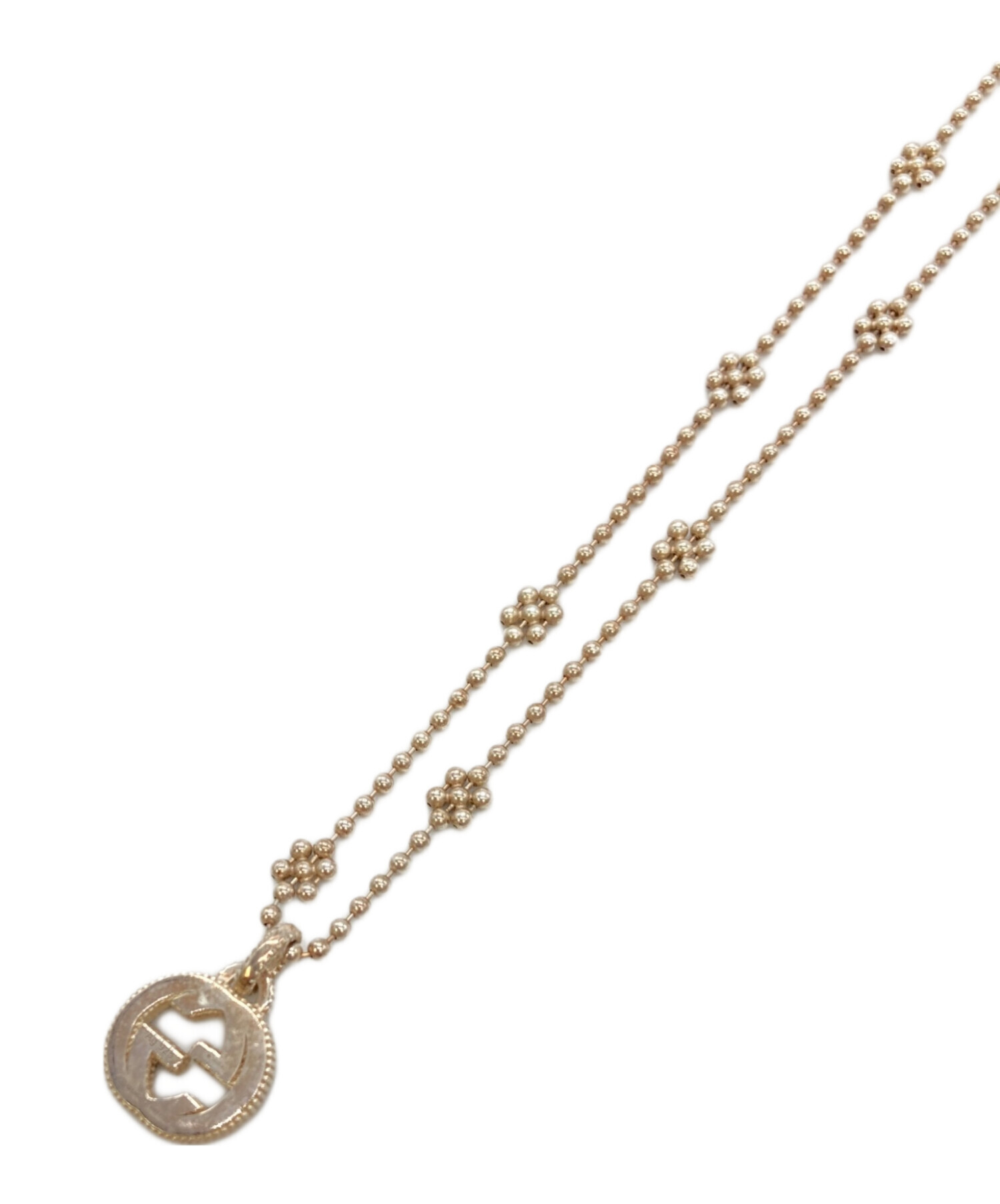 中古・古着通販】GUCCI (グッチ) インターロッキングG ネックレス 