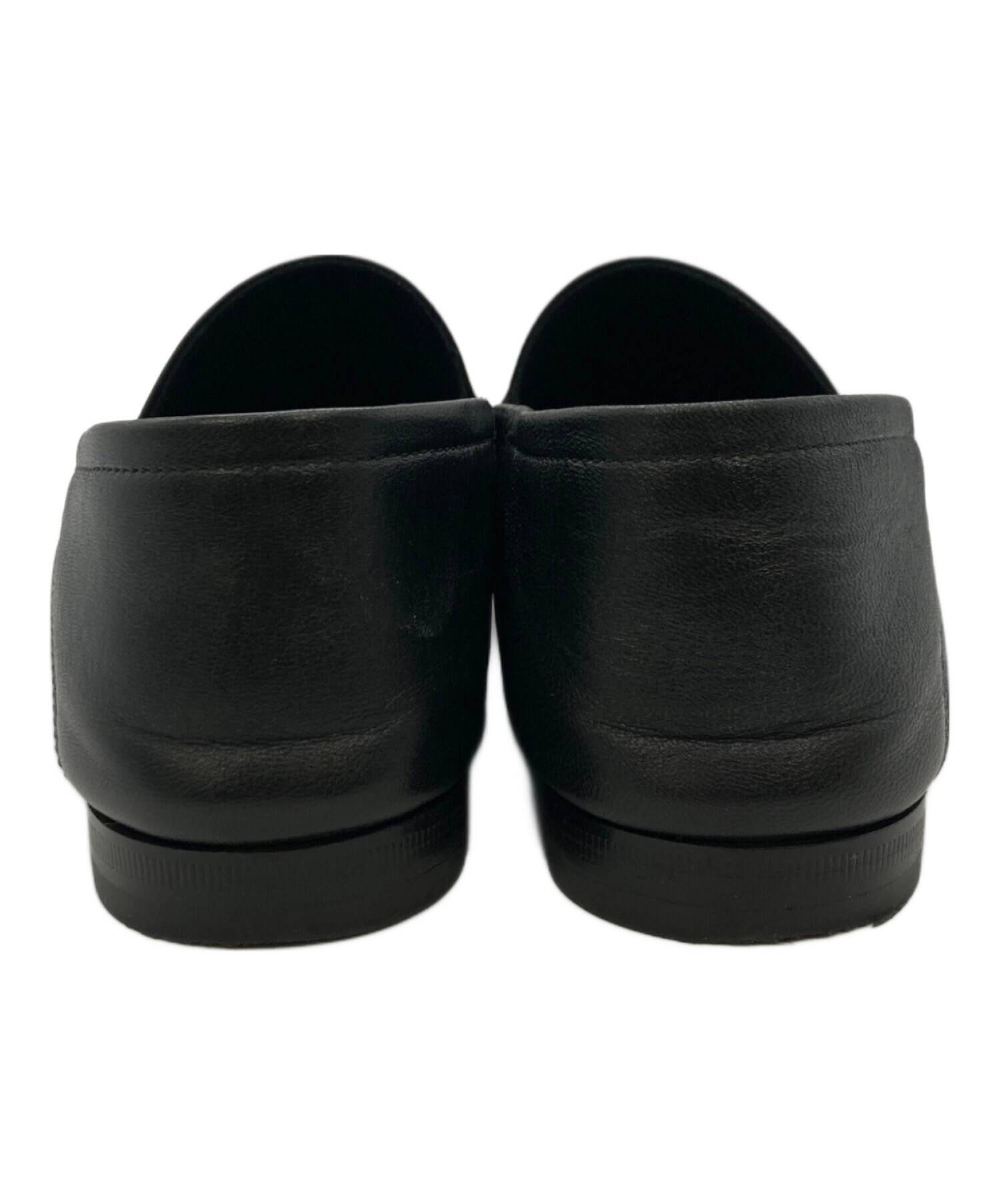 中古・古着通販】GUCCI (グッチ) ホースビットローファー ブラック